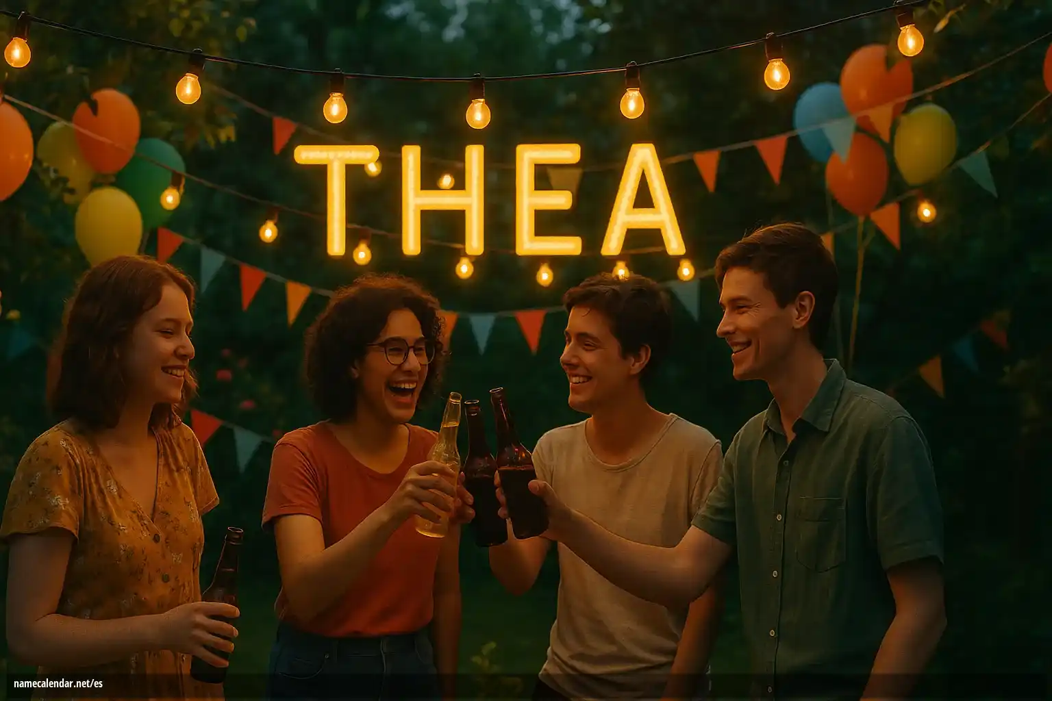 Celebración del onomástico y del nombre - Thea