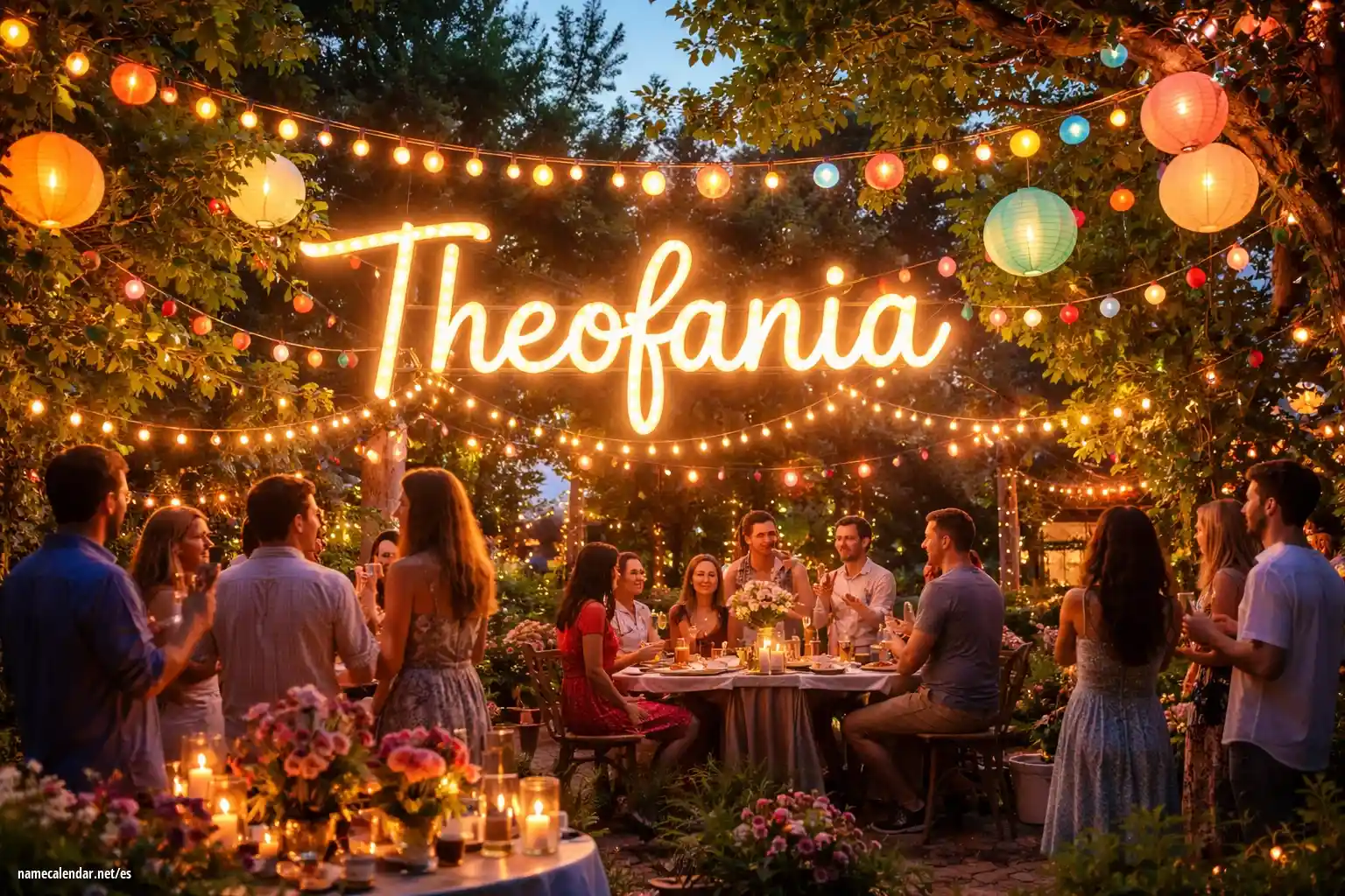 Celebración del onomástico y del nombre - Theofania