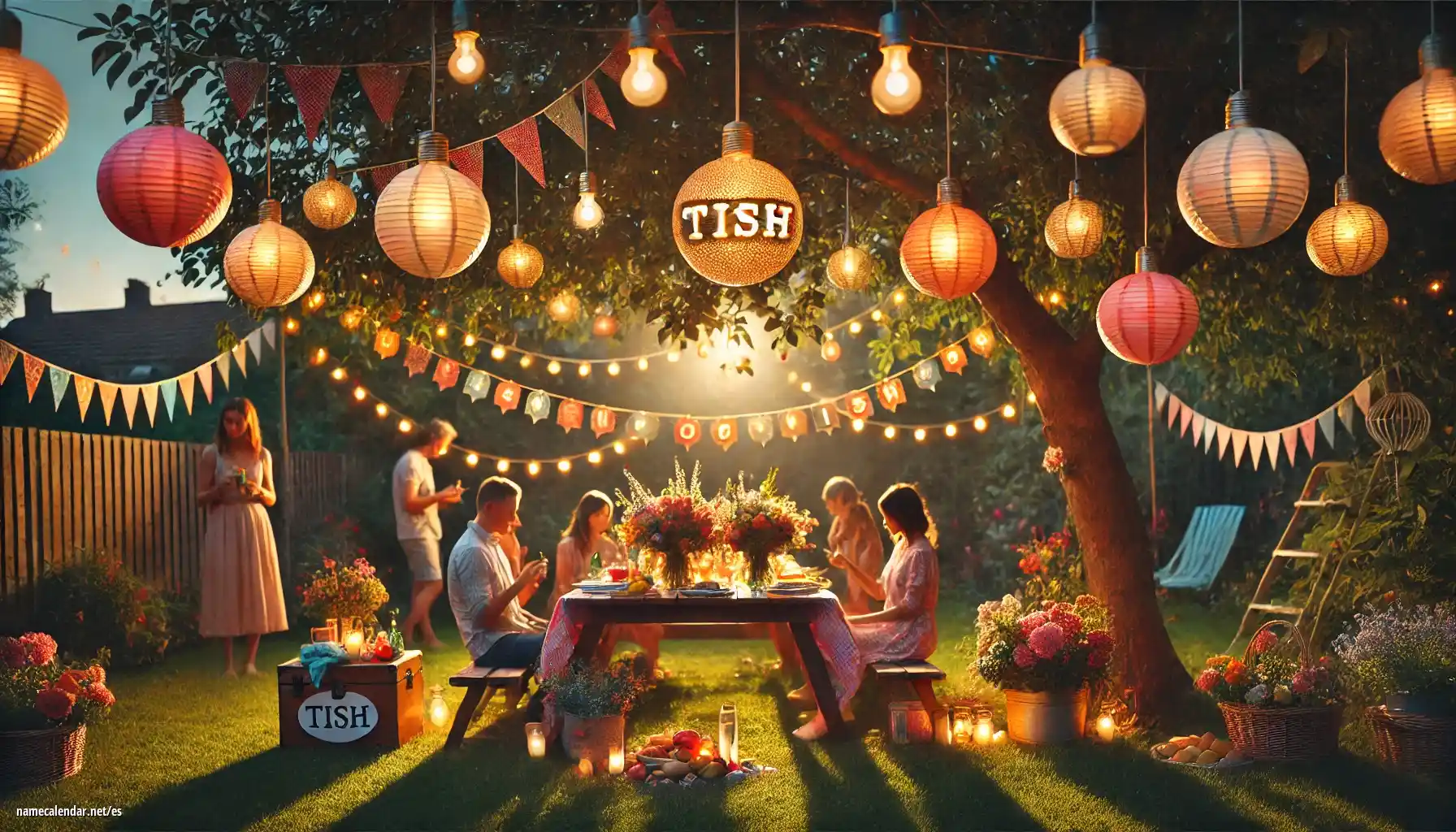 Celebración del onomástico y del nombre - Tish