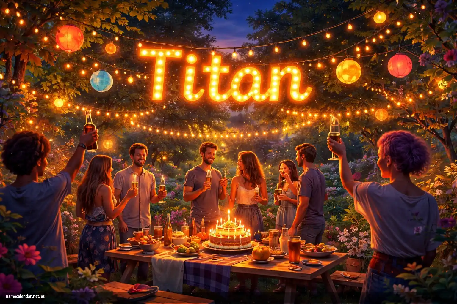 Celebración del onomástico y del nombre - Titan