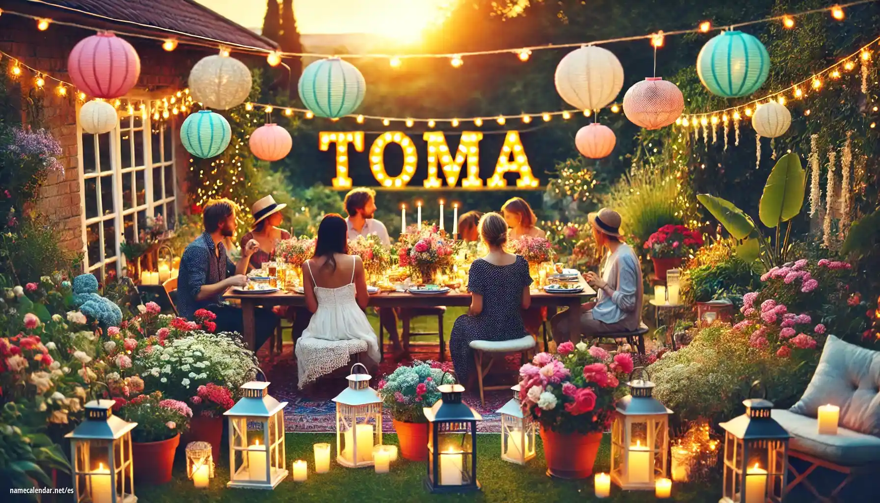 Celebración del onomástico y del nombre - Toma