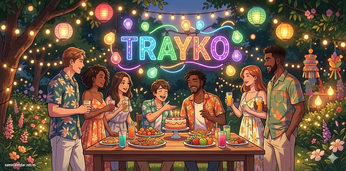 Celebración del onomástico y del nombre - Trayko
