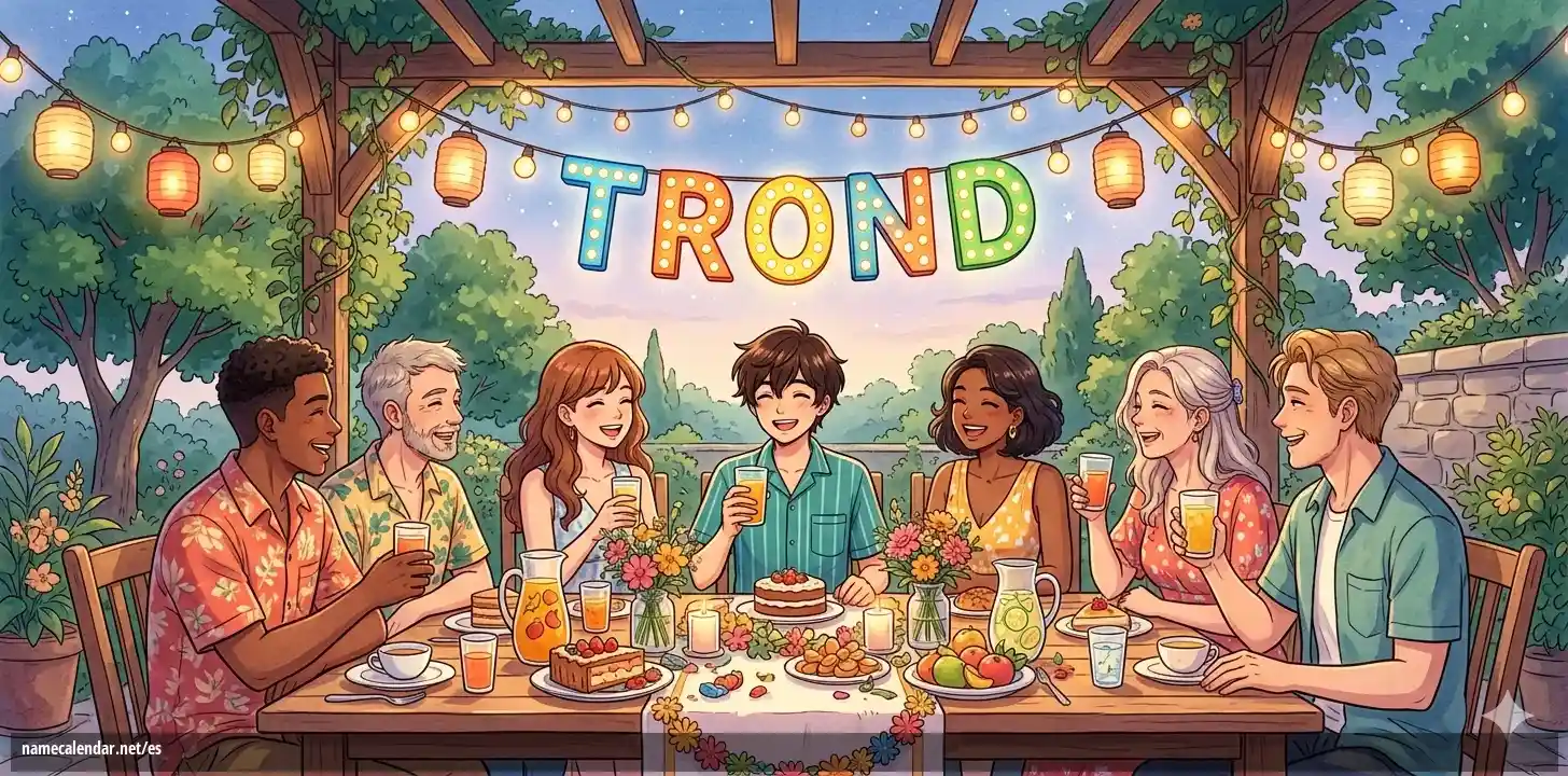 Celebración del onomástico y del nombre - Trond