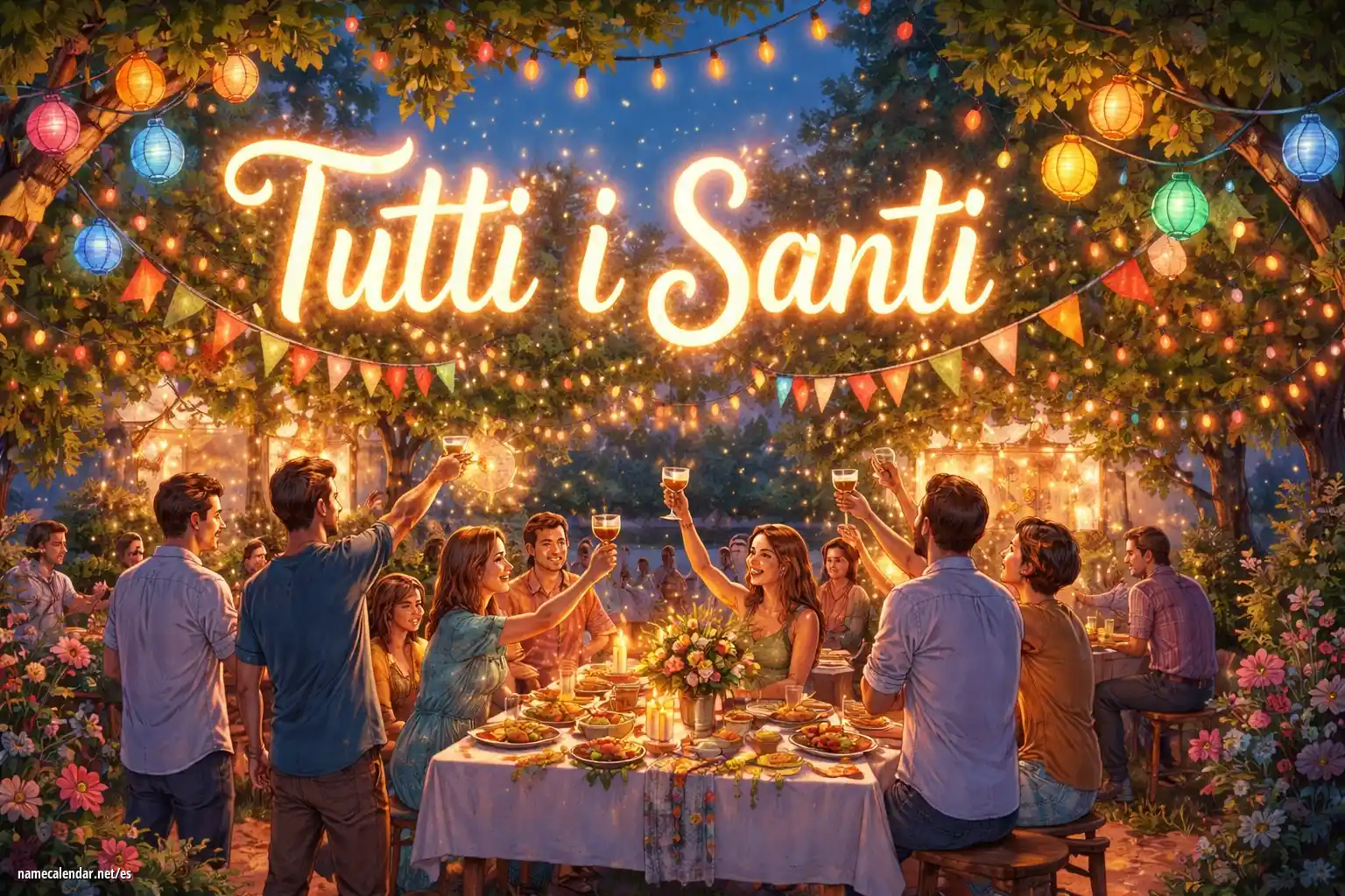 Celebración del onomástico y del nombre - Tutti i Santi