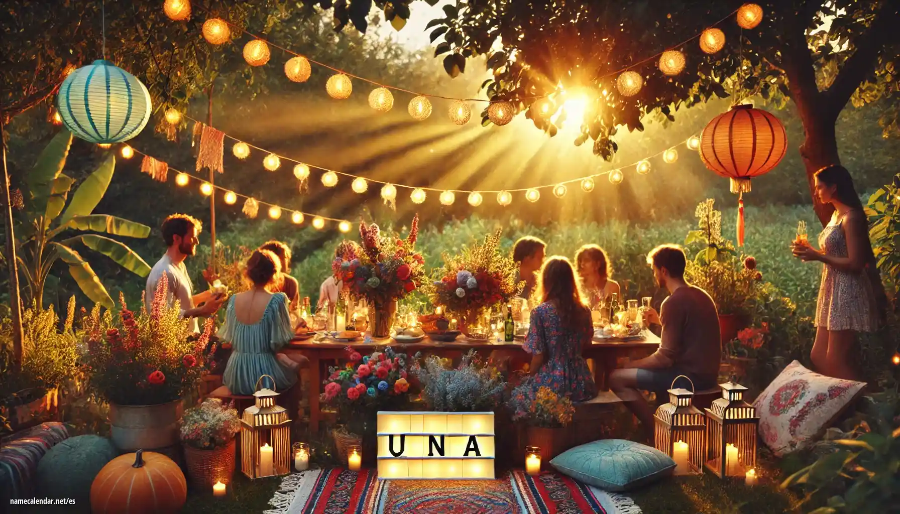 Celebración del onomástico y del nombre - Una