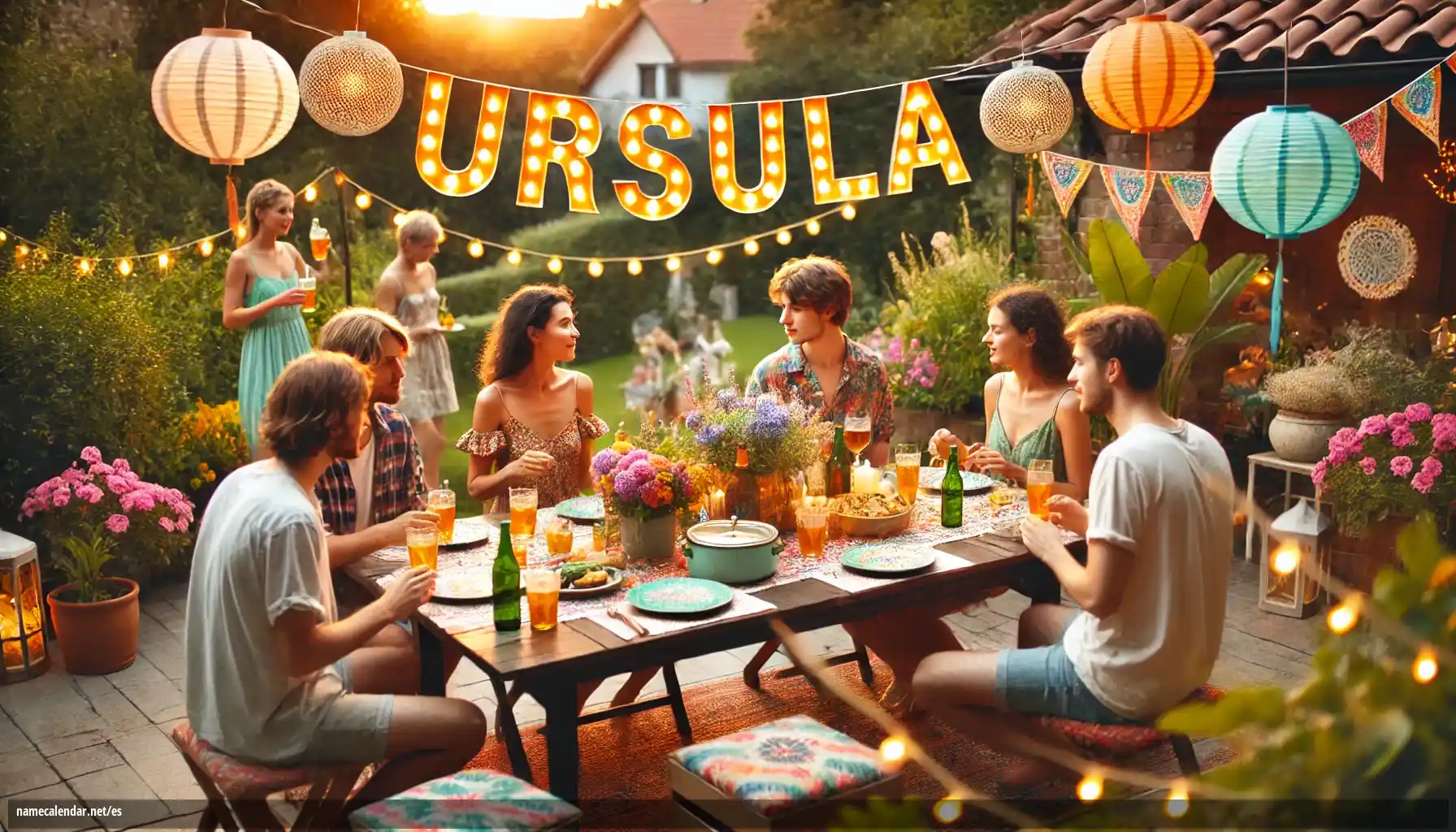 Celebración del onomástico y del nombre - Ursula