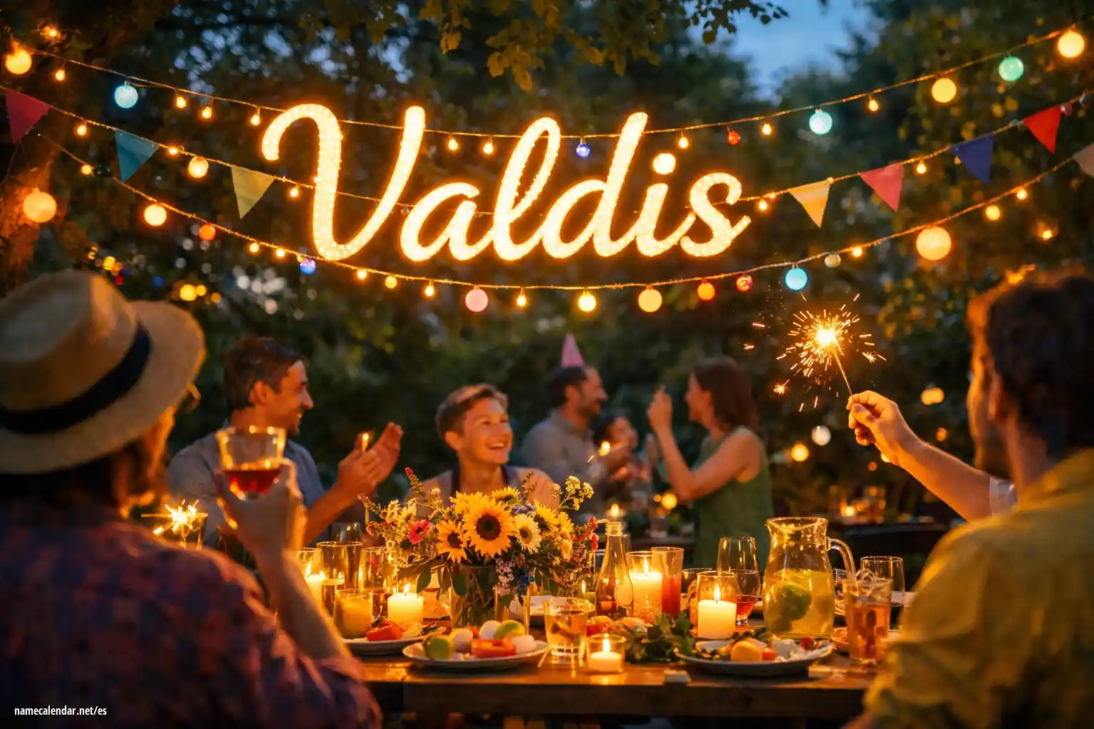 Celebración del onomástico y del nombre - Valdis