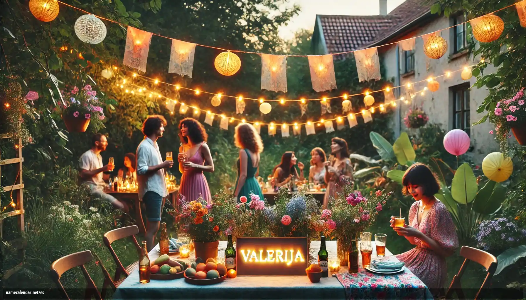 Celebración del onomástico y del nombre - Valerija