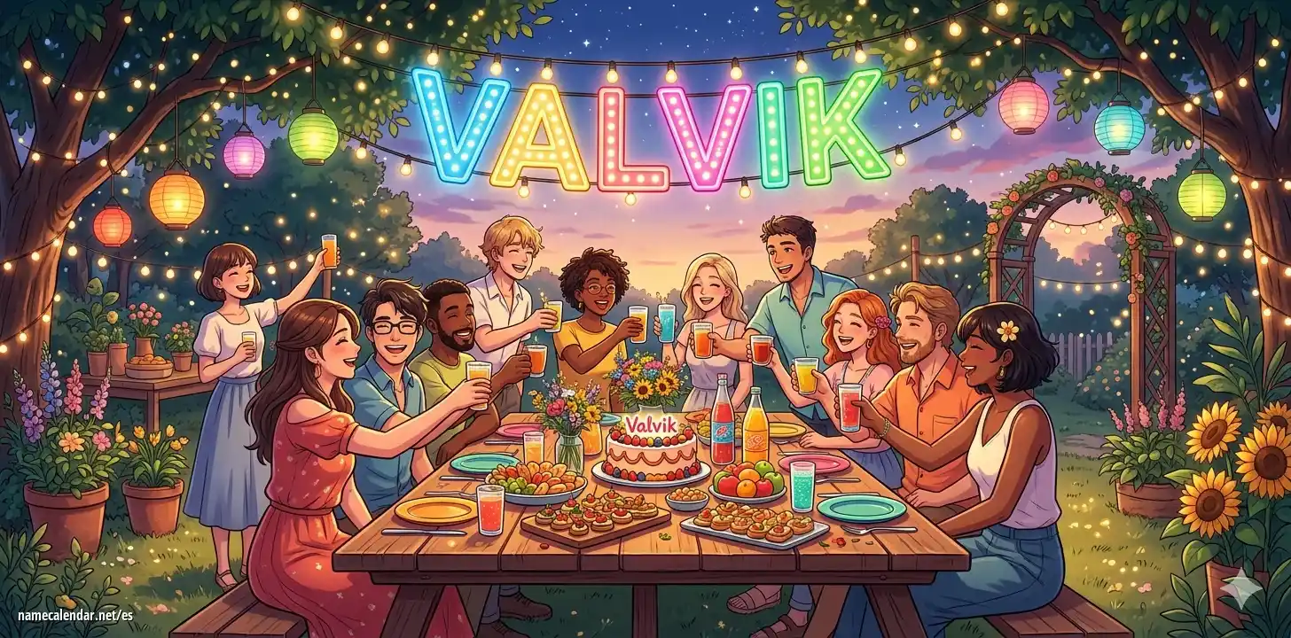Celebración del onomástico y del nombre - Valvik
