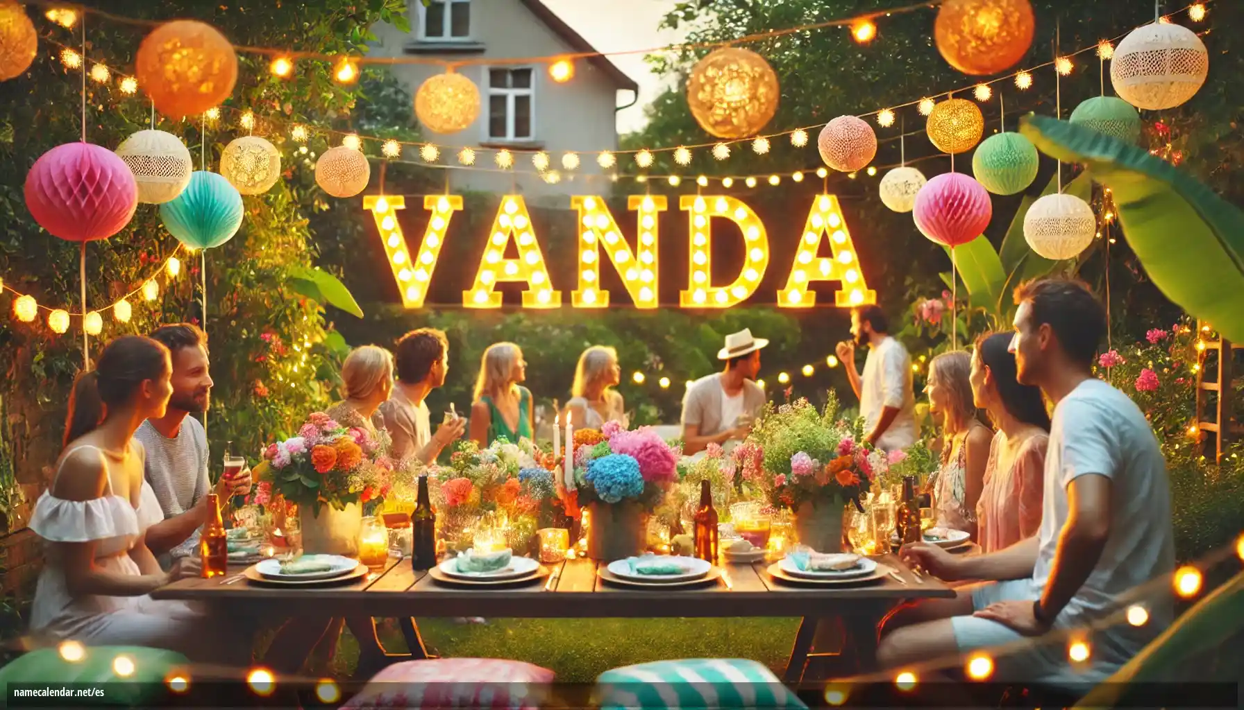 Celebración del onomástico y del nombre - Vanda