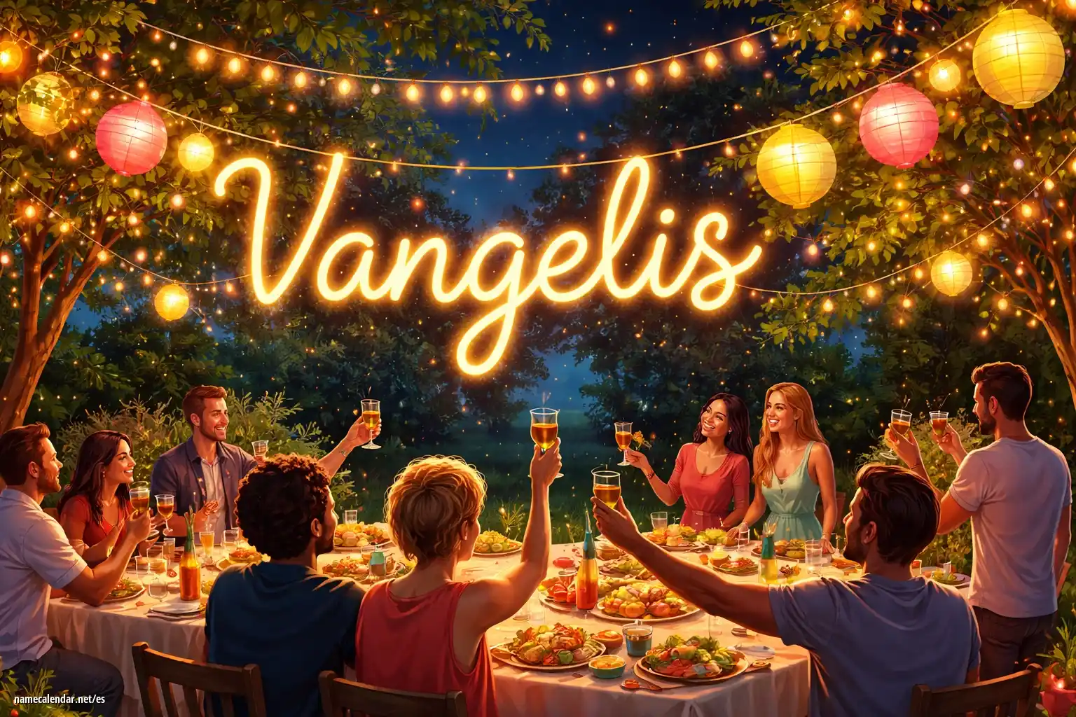 Celebración del onomástico y del nombre - Vangelis