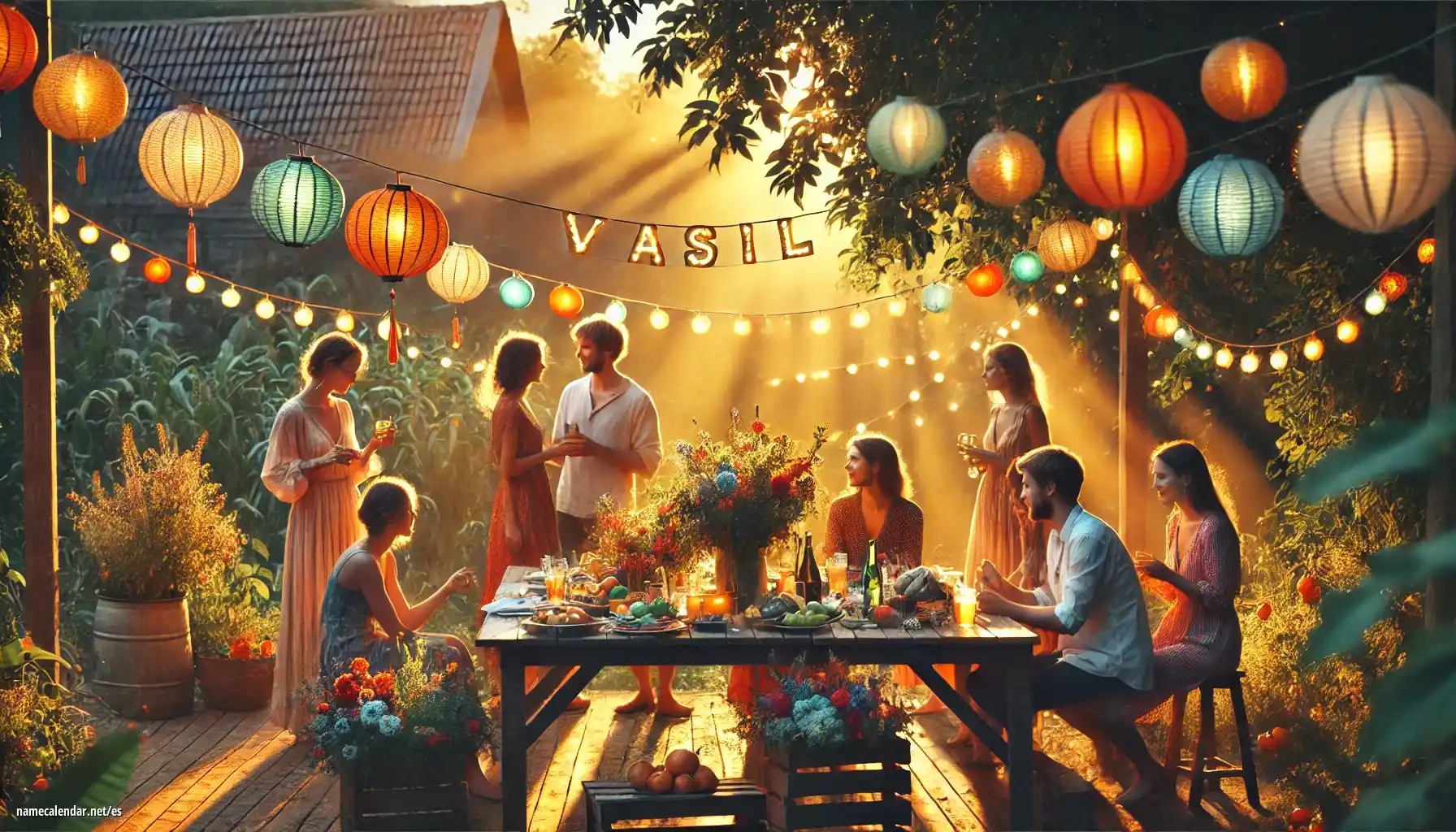 Celebración del onomástico y del nombre - Vasil