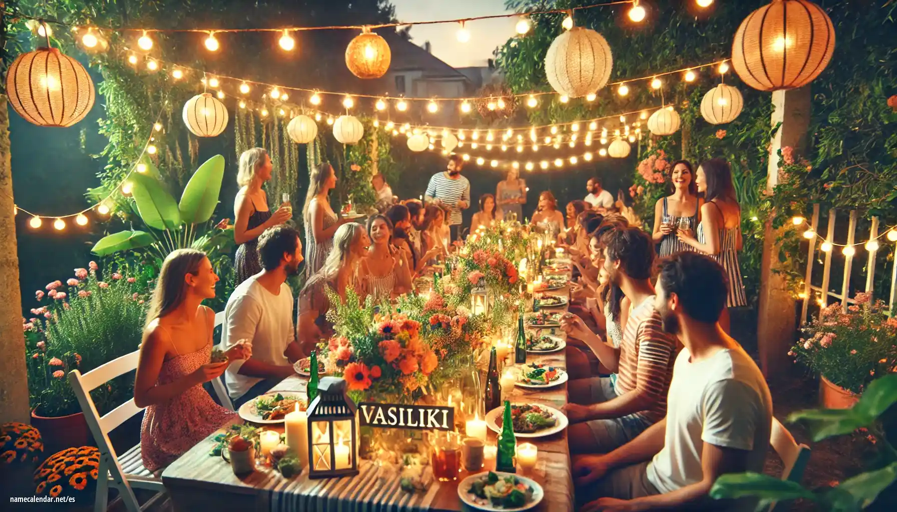 Celebración del onomástico y del nombre - Vasiliki