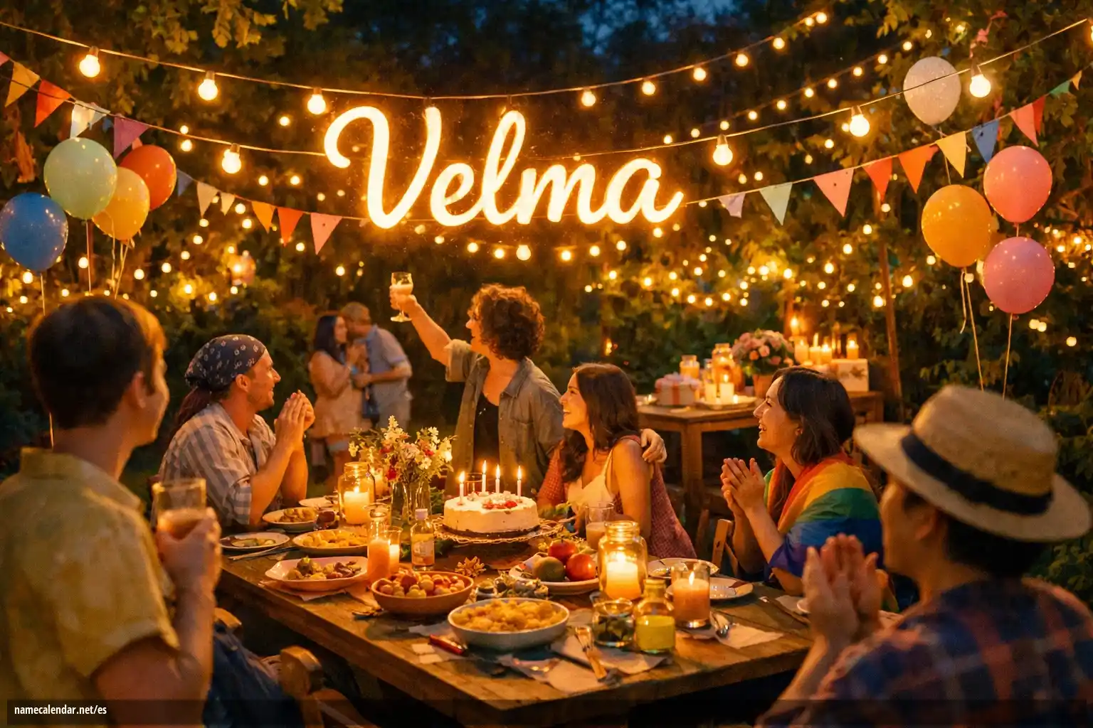 Celebración del onomástico y del nombre - Velma