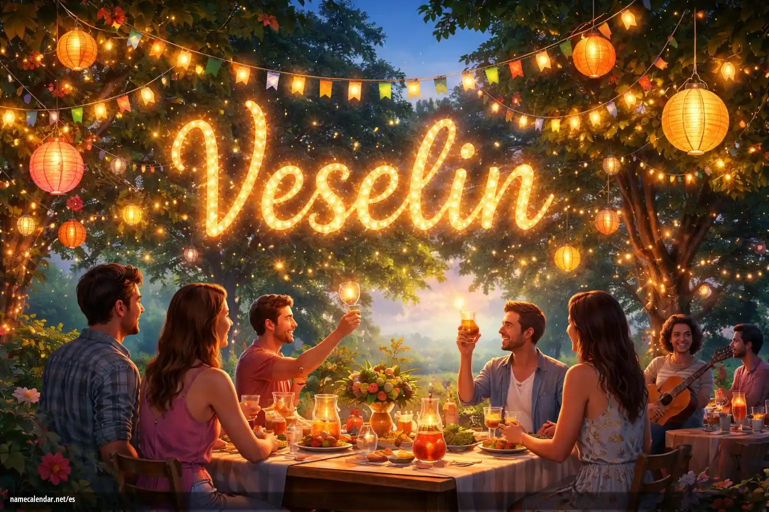 Celebración del onomástico y del nombre - Veselin