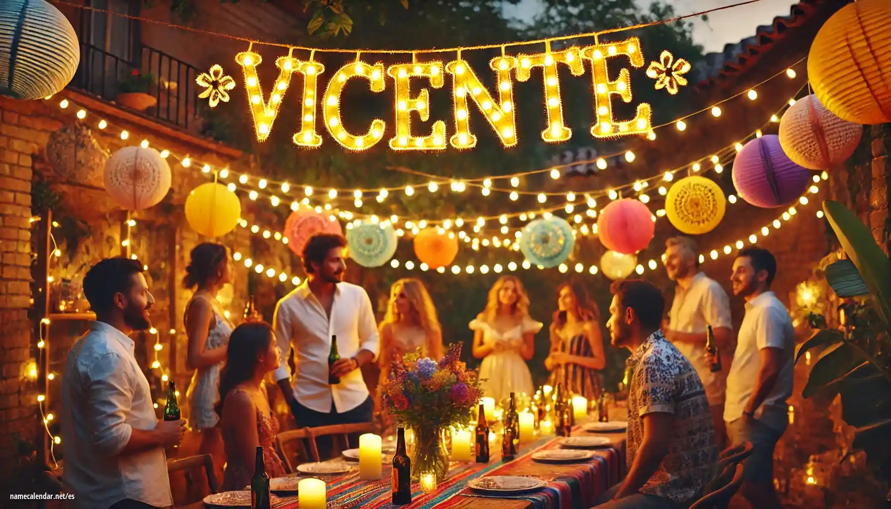 Celebración del onomástico y del nombre - Vicente