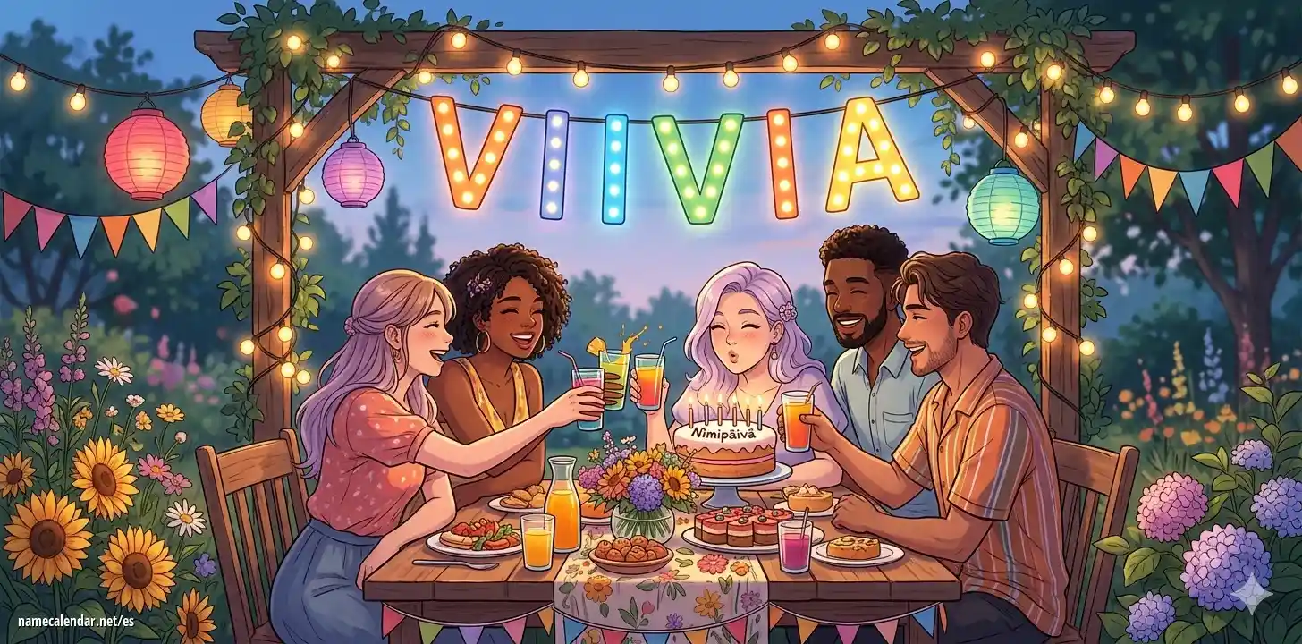 Celebración del onomástico y del nombre - Viivia