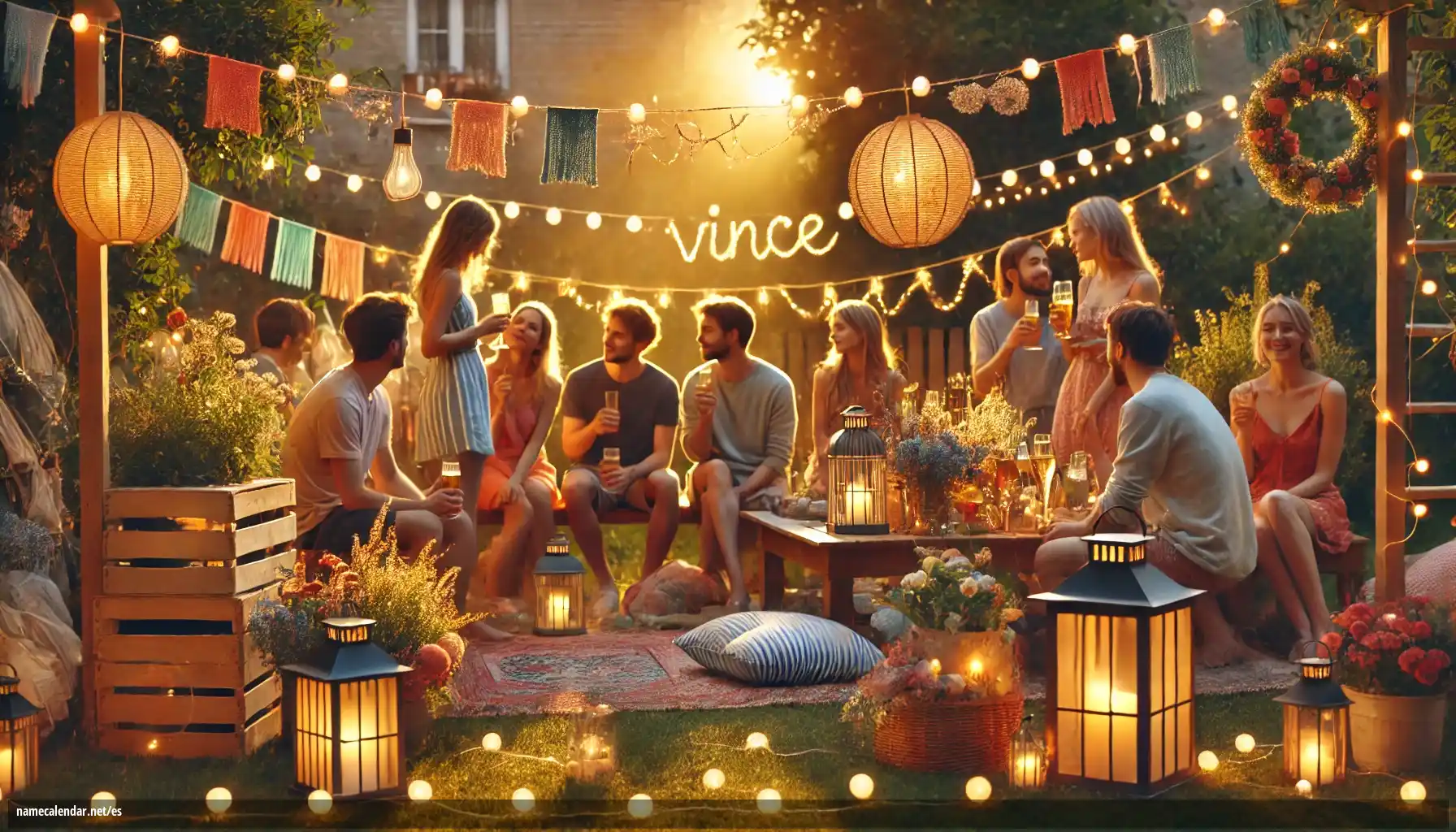 Celebración del onomástico y del nombre - Vince