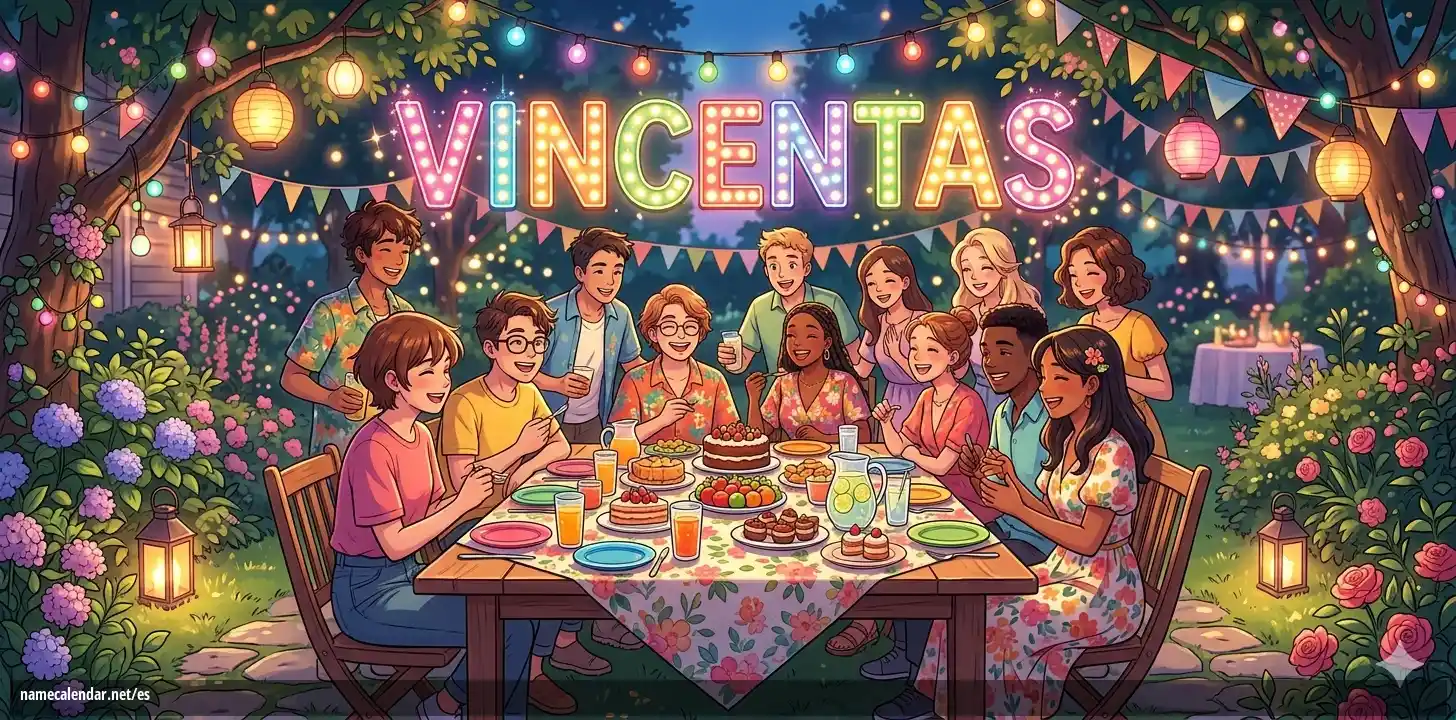Celebración del onomástico y del nombre - Vincentas