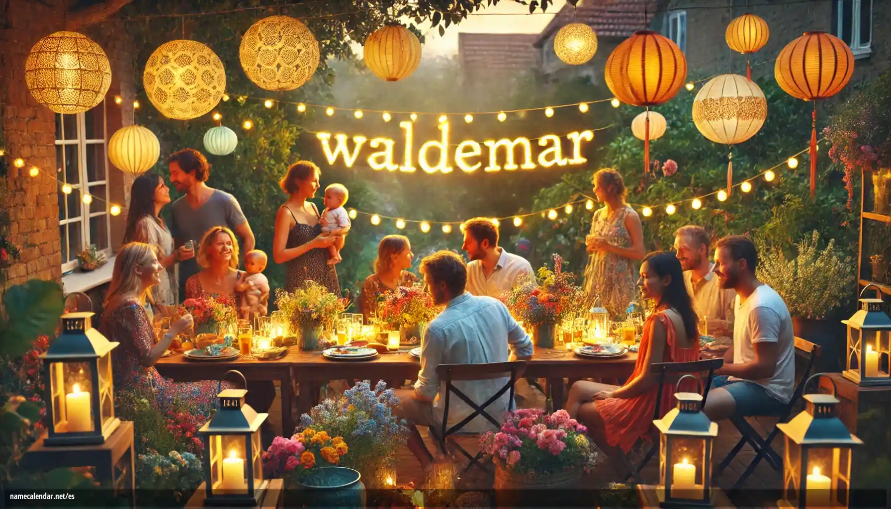Celebración del onomástico y del nombre - Waldemar