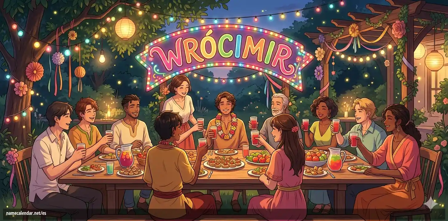 Celebración del onomástico y del nombre - Wrócimir
