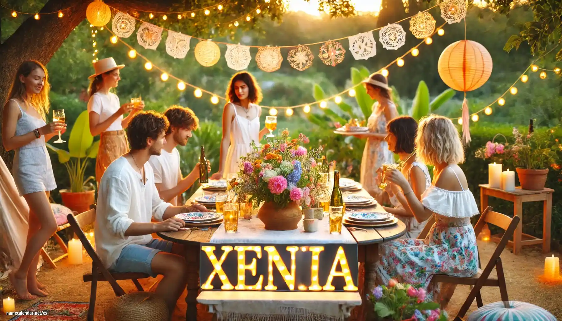 Celebración del onomástico y del nombre - Xénia