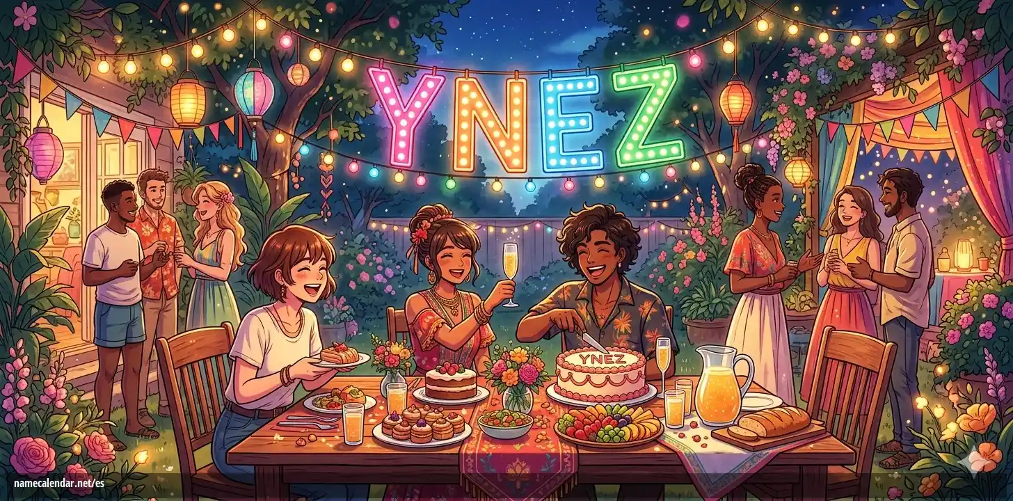 Celebración del onomástico y del nombre - Ynez
