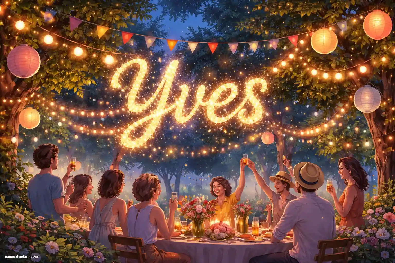 Celebración del onomástico y del nombre - Yves