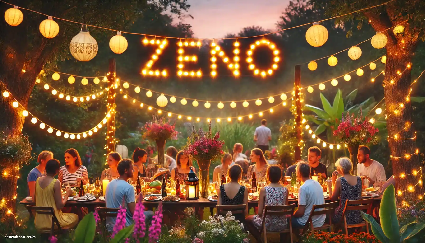 Celebración del onomástico y del nombre - Zénó