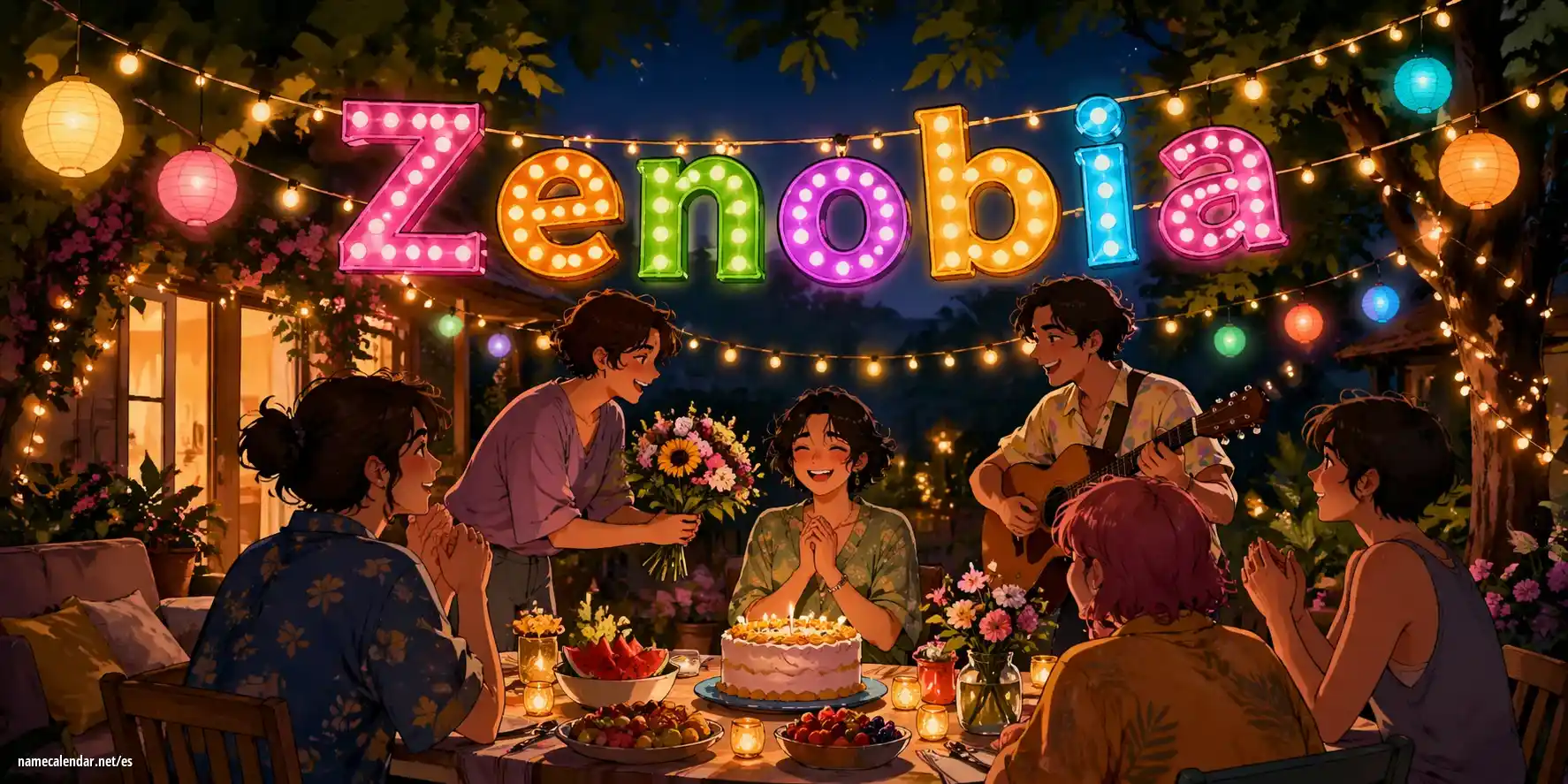 Celebración del onomástico y del nombre - Zenobia