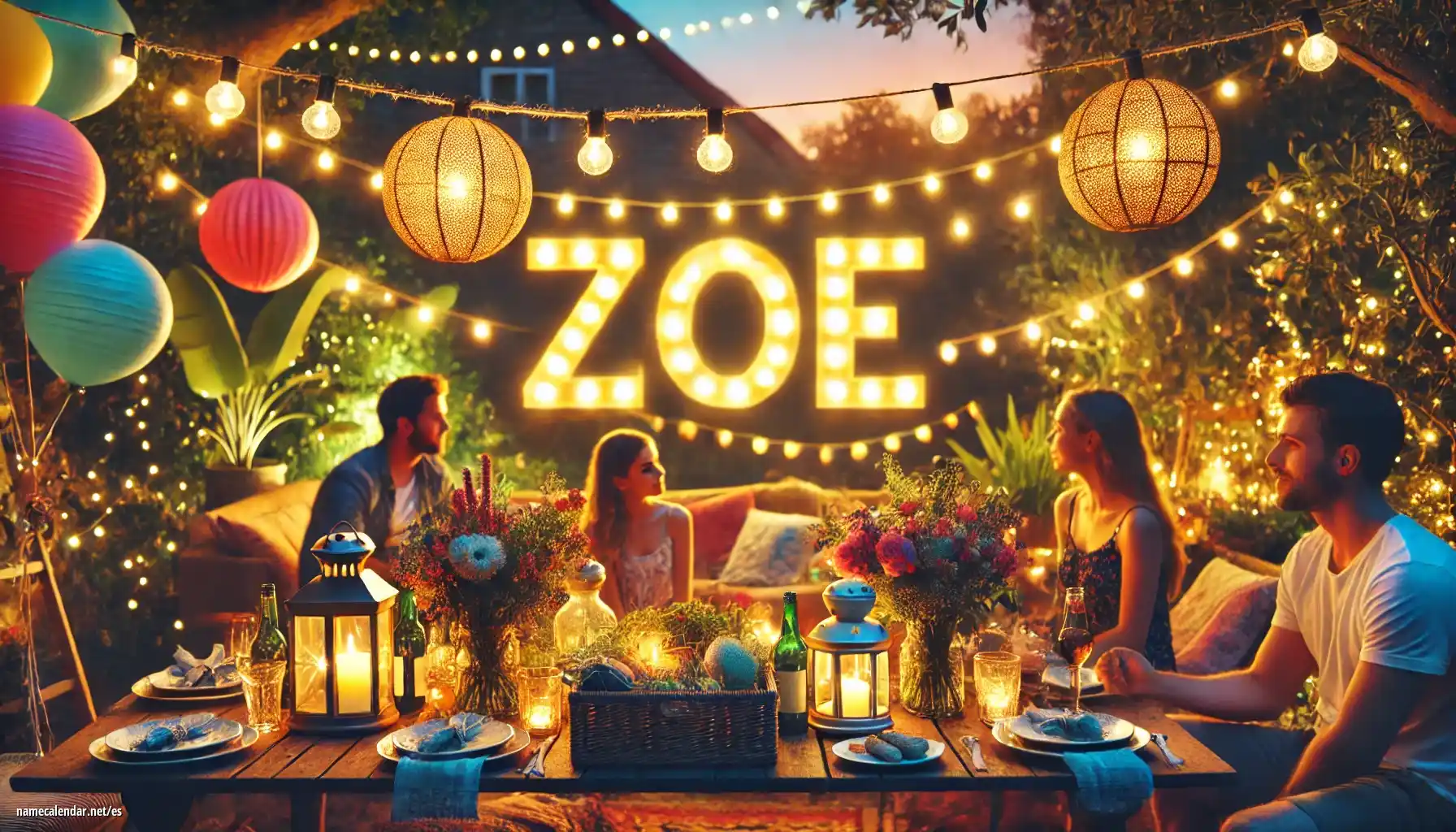 Celebración del onomástico y del nombre - Zoé