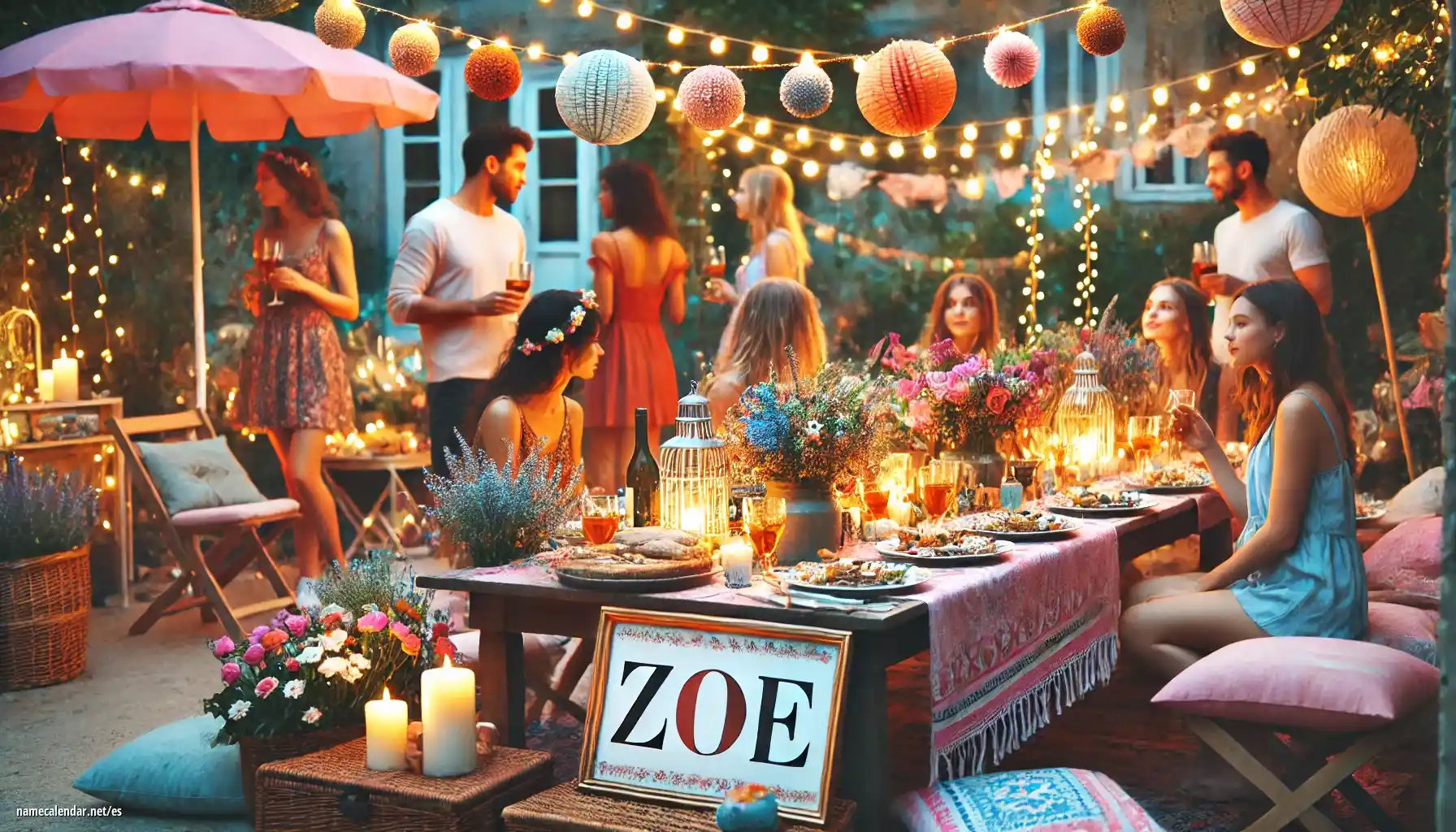 Celebración del onomástico y del nombre - Zoe