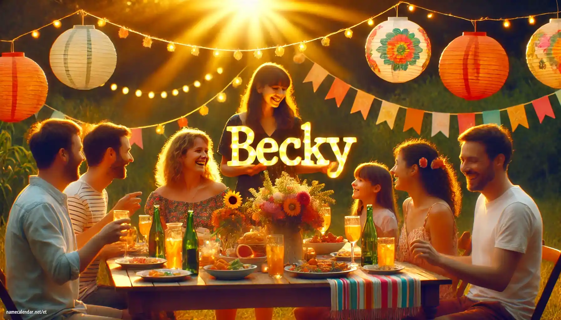 Nimepäeva ja nime tähistamine - Becky