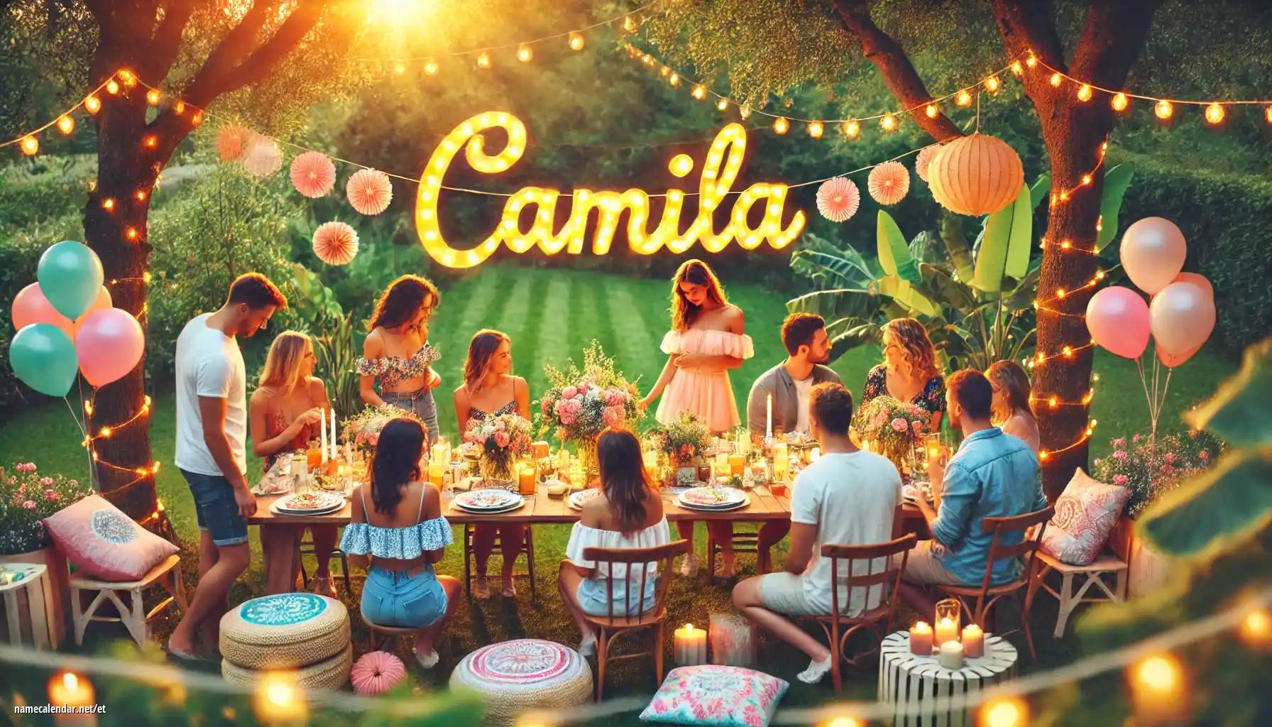 Nimepäeva ja nime tähistamine - Camila