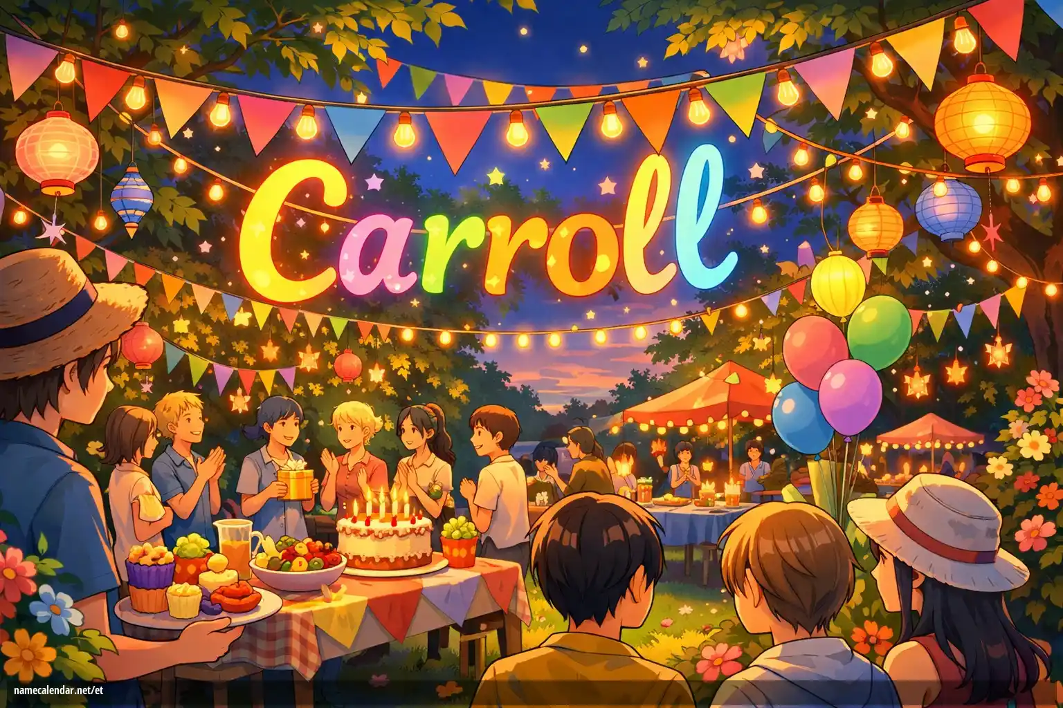 Nimepäeva ja nime tähistamine - Carroll