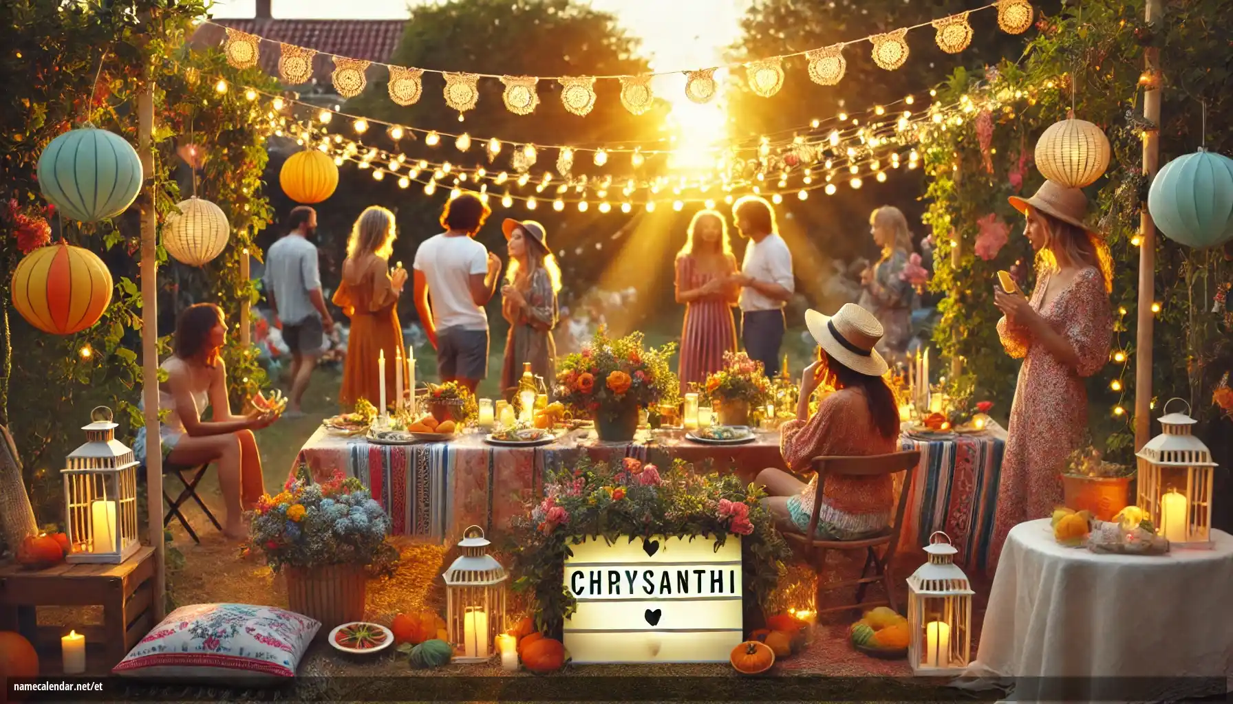 Nimepäeva ja nime tähistamine - Chrysanthi