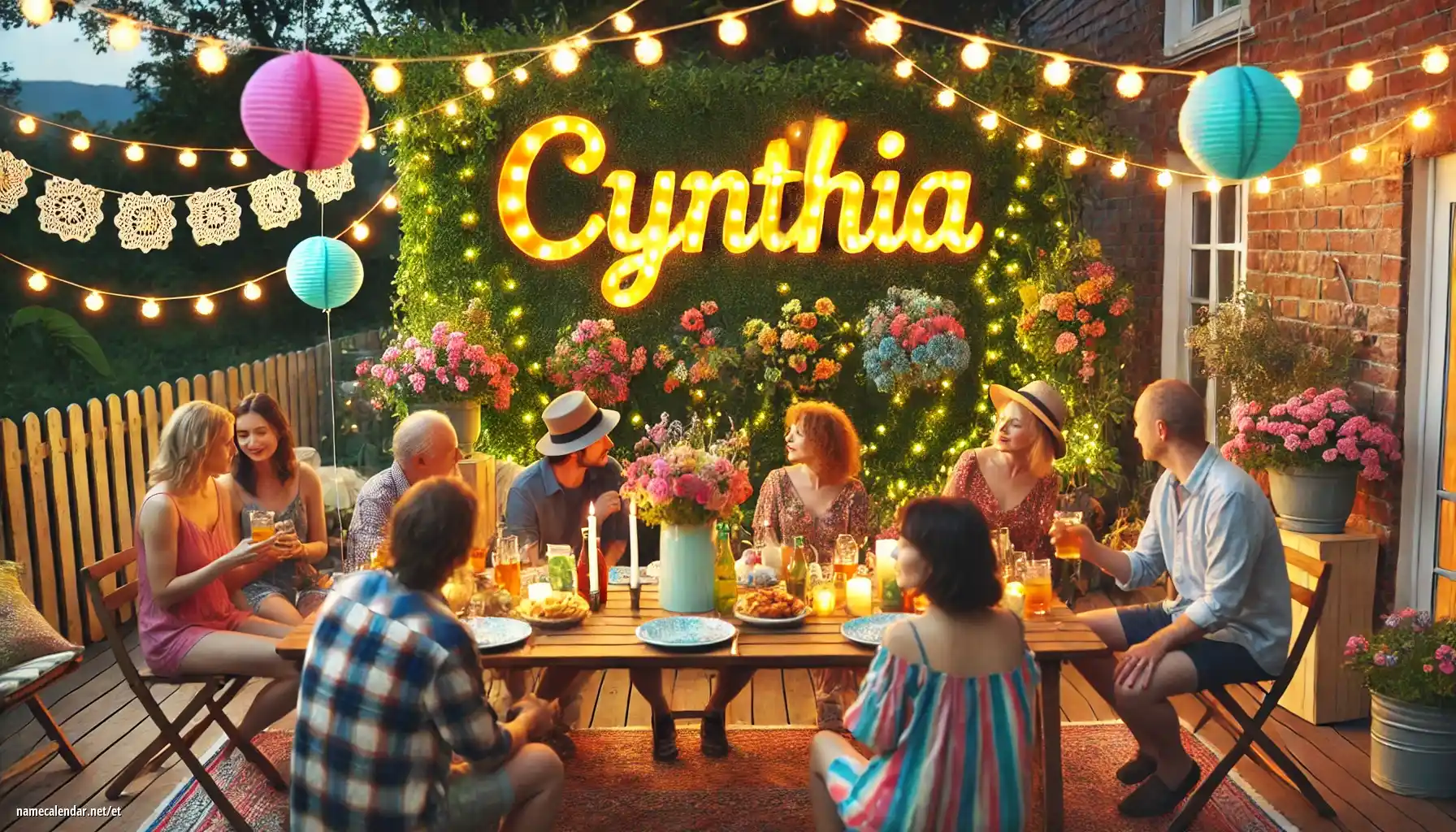 Nimepäeva ja nime tähistamine - Cynthia