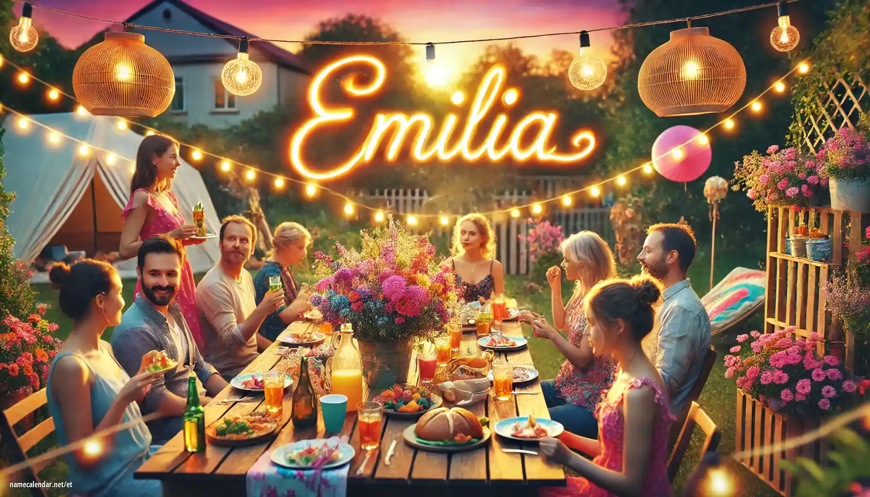 Nimepäeva ja nime tähistamine - Emília