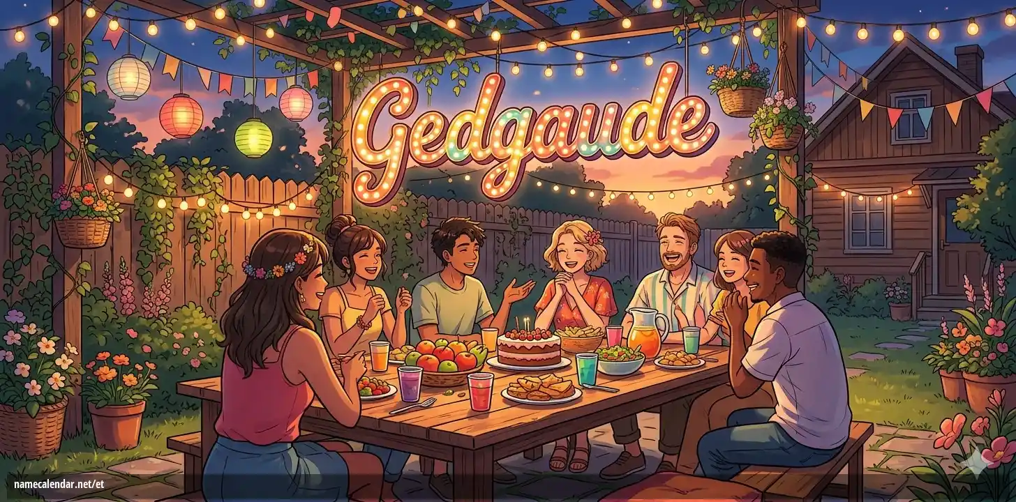 Nimepäeva ja nime tähistamine - Gedgaude