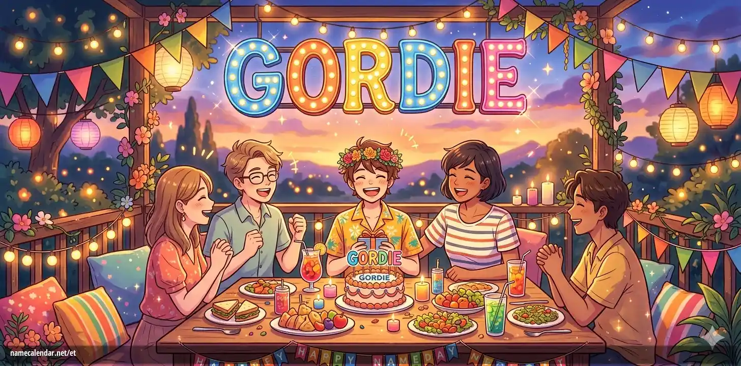 Nimepäeva ja nime tähistamine - Gordie