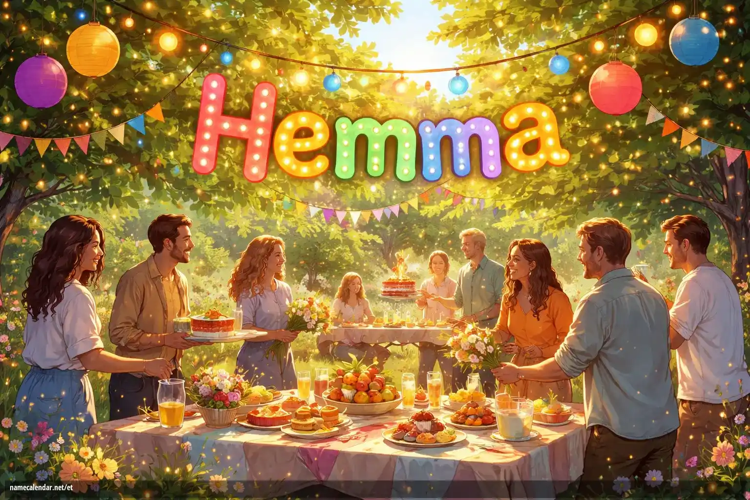 Nimepäeva ja nime tähistamine - Hemma