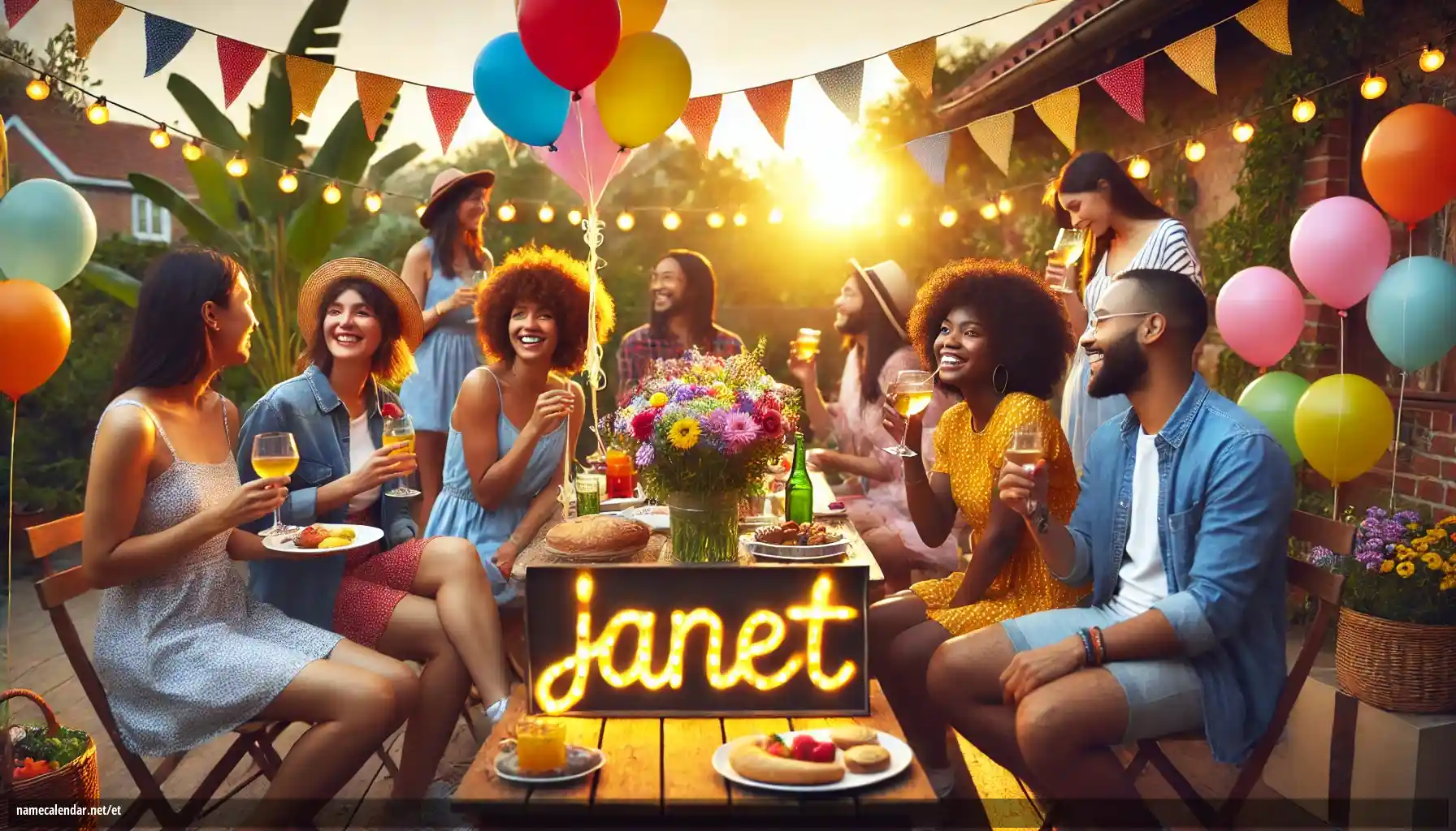 Nimepäeva ja nime tähistamine - Janet