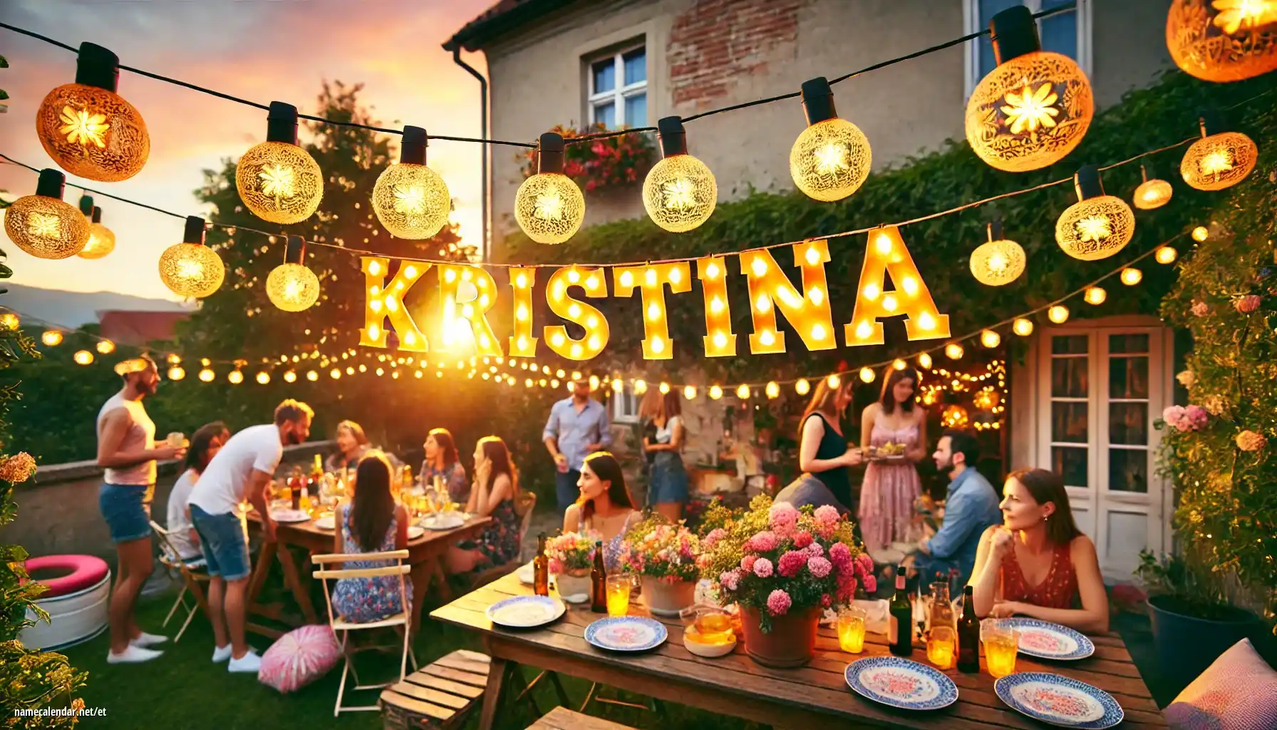 Nimepäeva ja nime tähistamine - Kristína