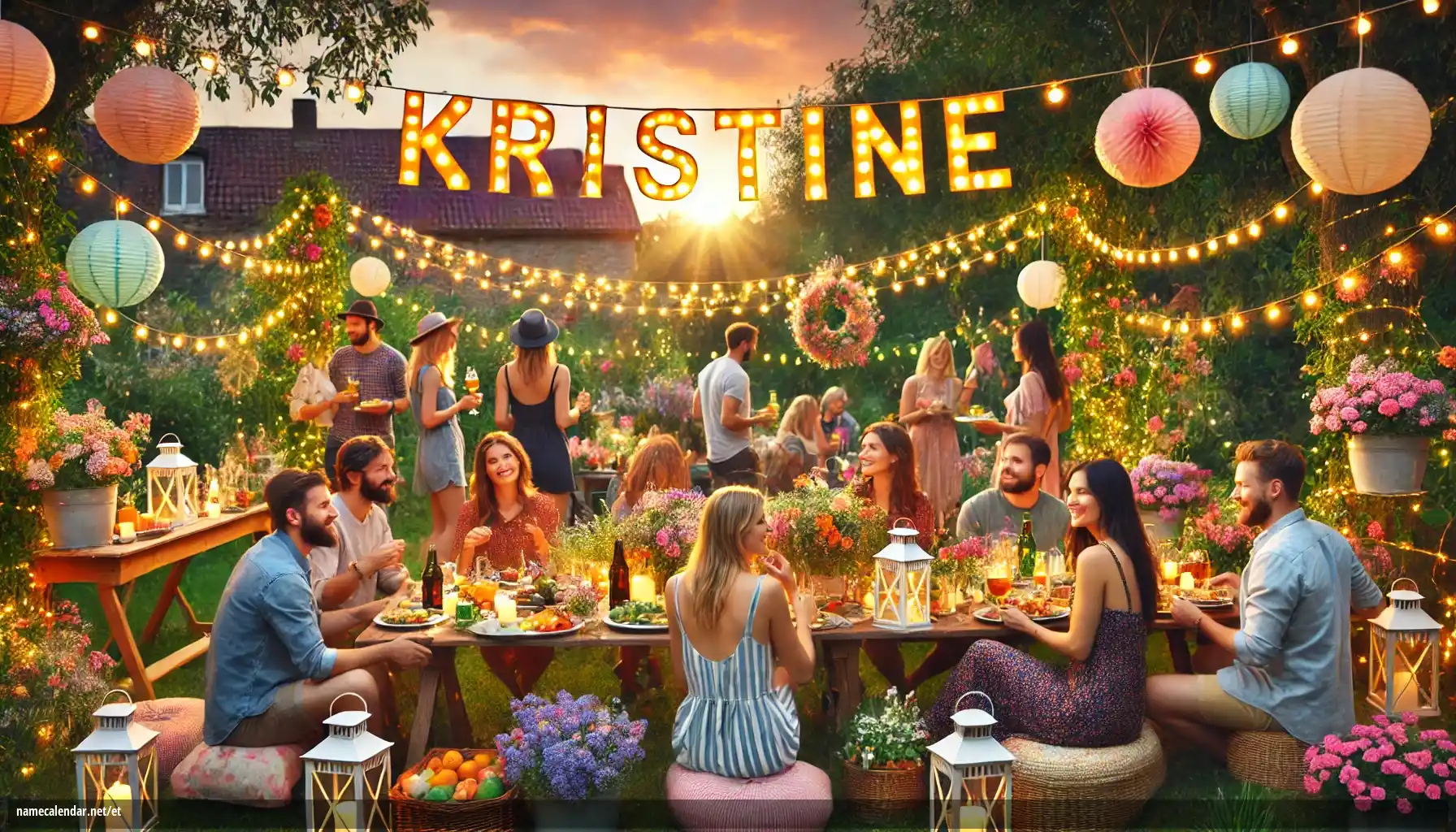 Nimepäeva ja nime tähistamine - Kristīne