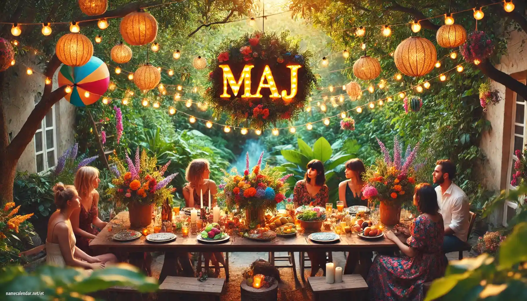 Nimepäeva ja nime tähistamine - Maj