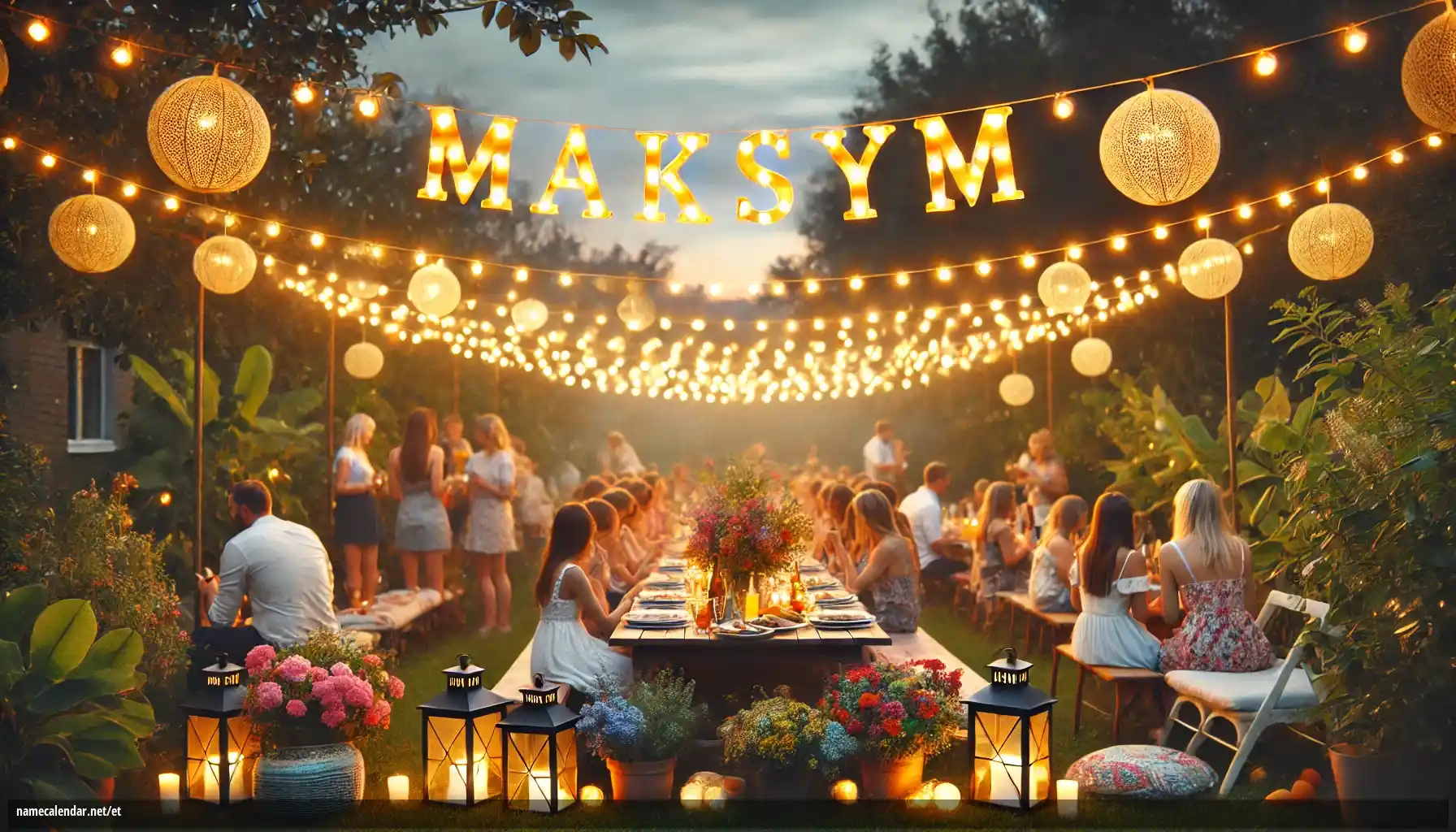 Nimepäeva ja nime tähistamine - Maksym
