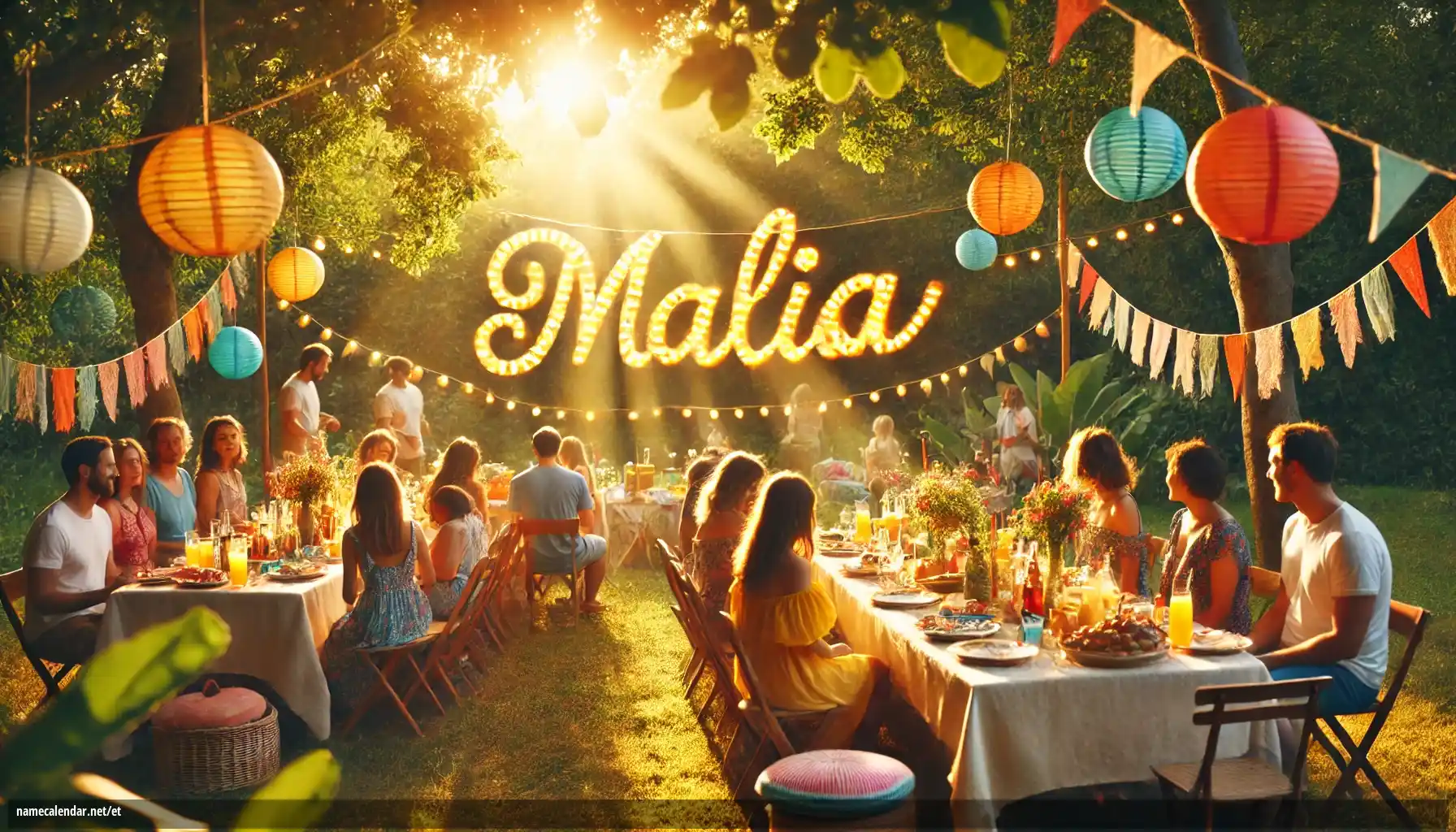 Nimepäeva ja nime tähistamine - Malia