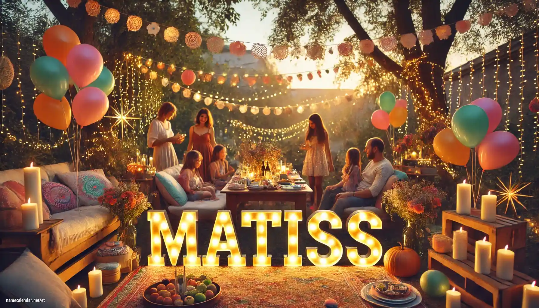 Nimepäeva ja nime tähistamine - Matiss