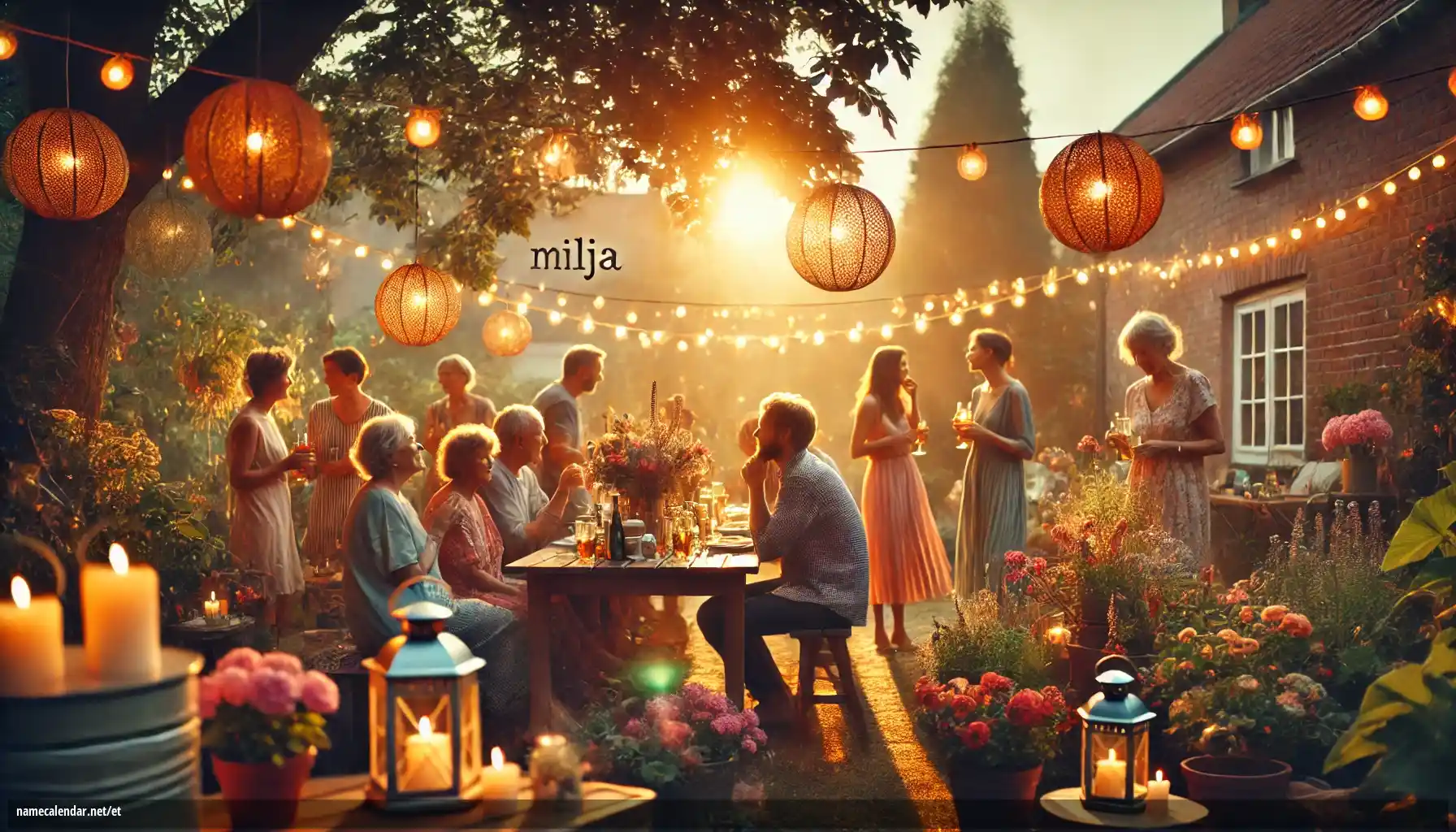 Nimepäeva ja nime tähistamine - Milja
