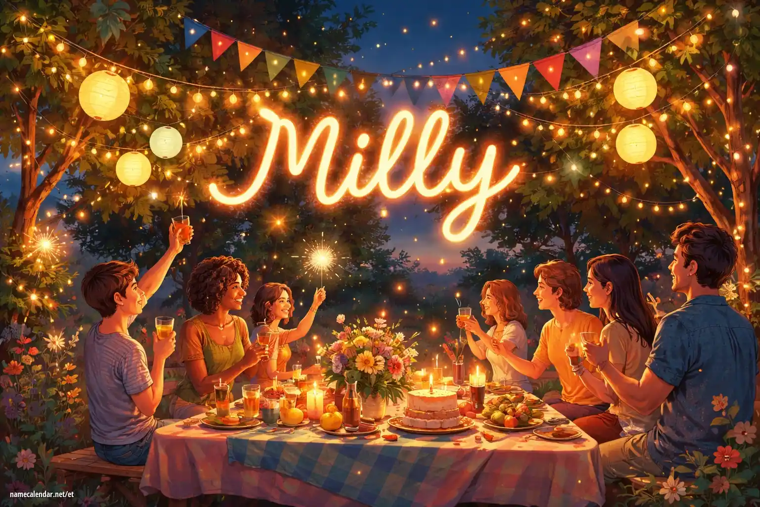 Nimepäeva ja nime tähistamine - Milly